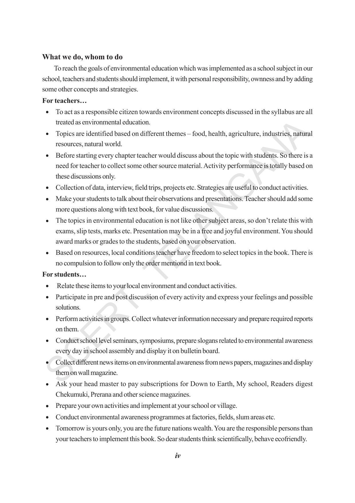 TS SCERT Class 9 Social Environmental Education (English Medium) Text Book - Page 6