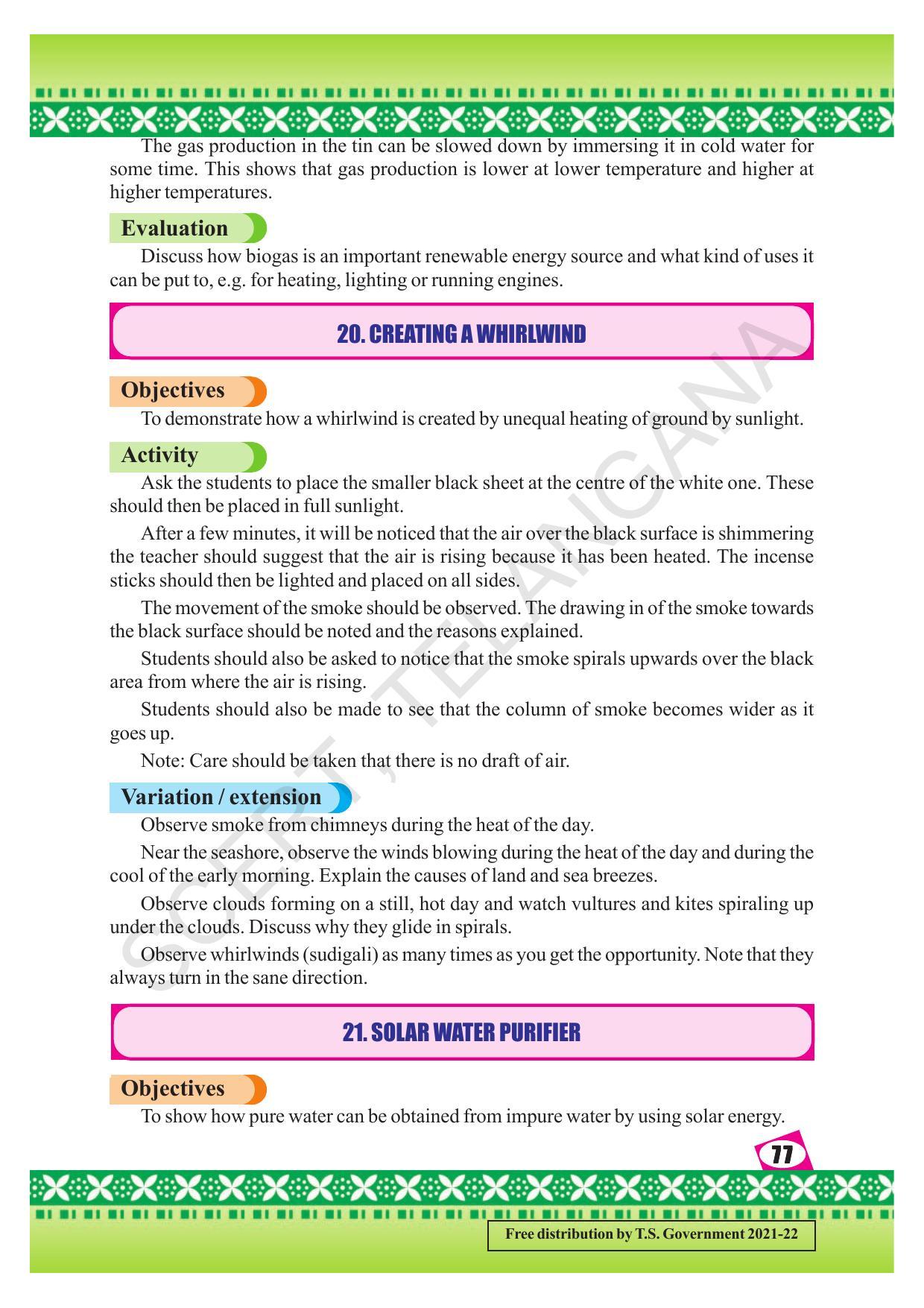 TS SCERT Class 9 Social Environmental Education (English Medium) Text Book - Page 85