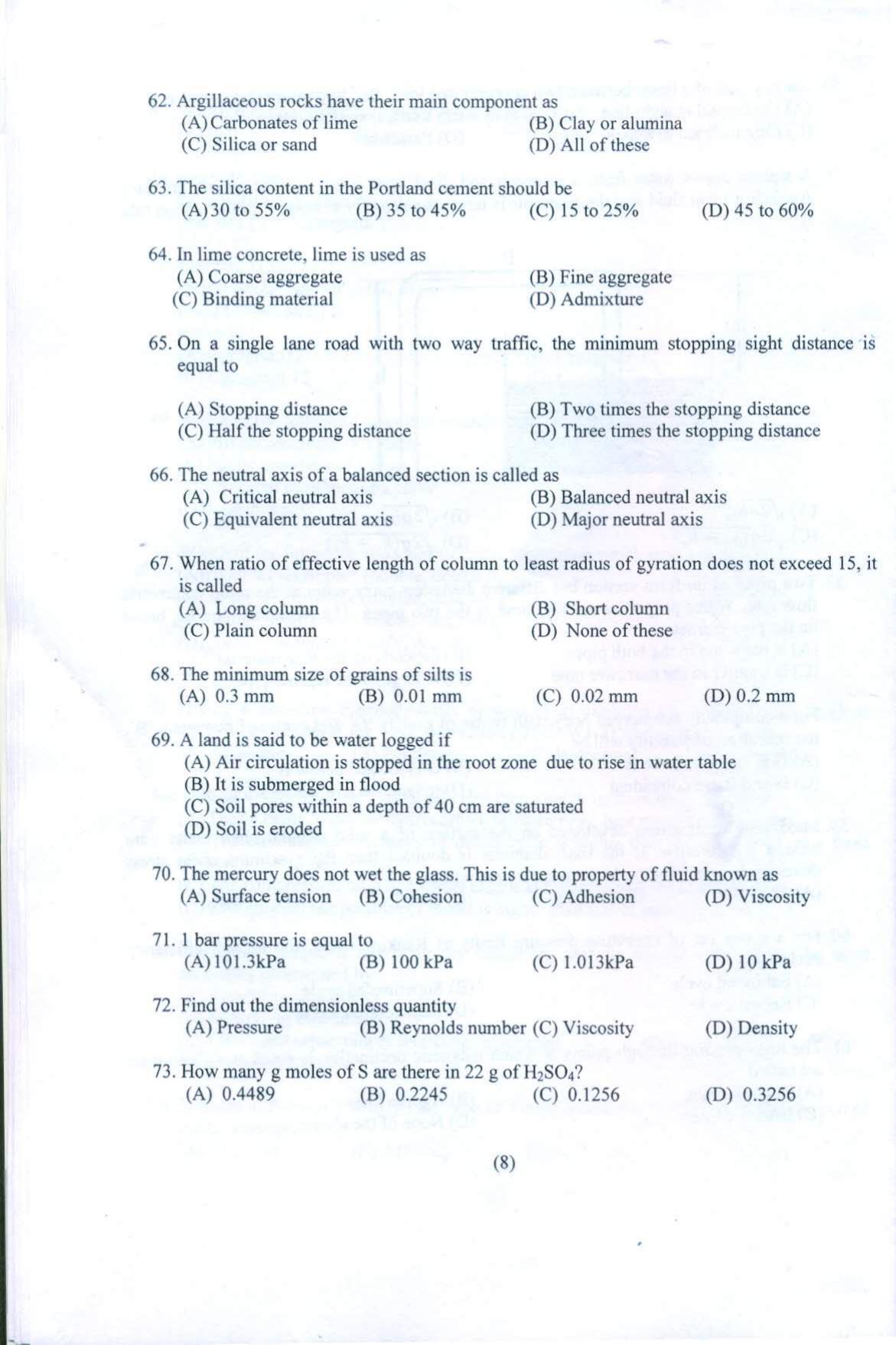 PULEET 2021 Previous Question Paper - Page 9