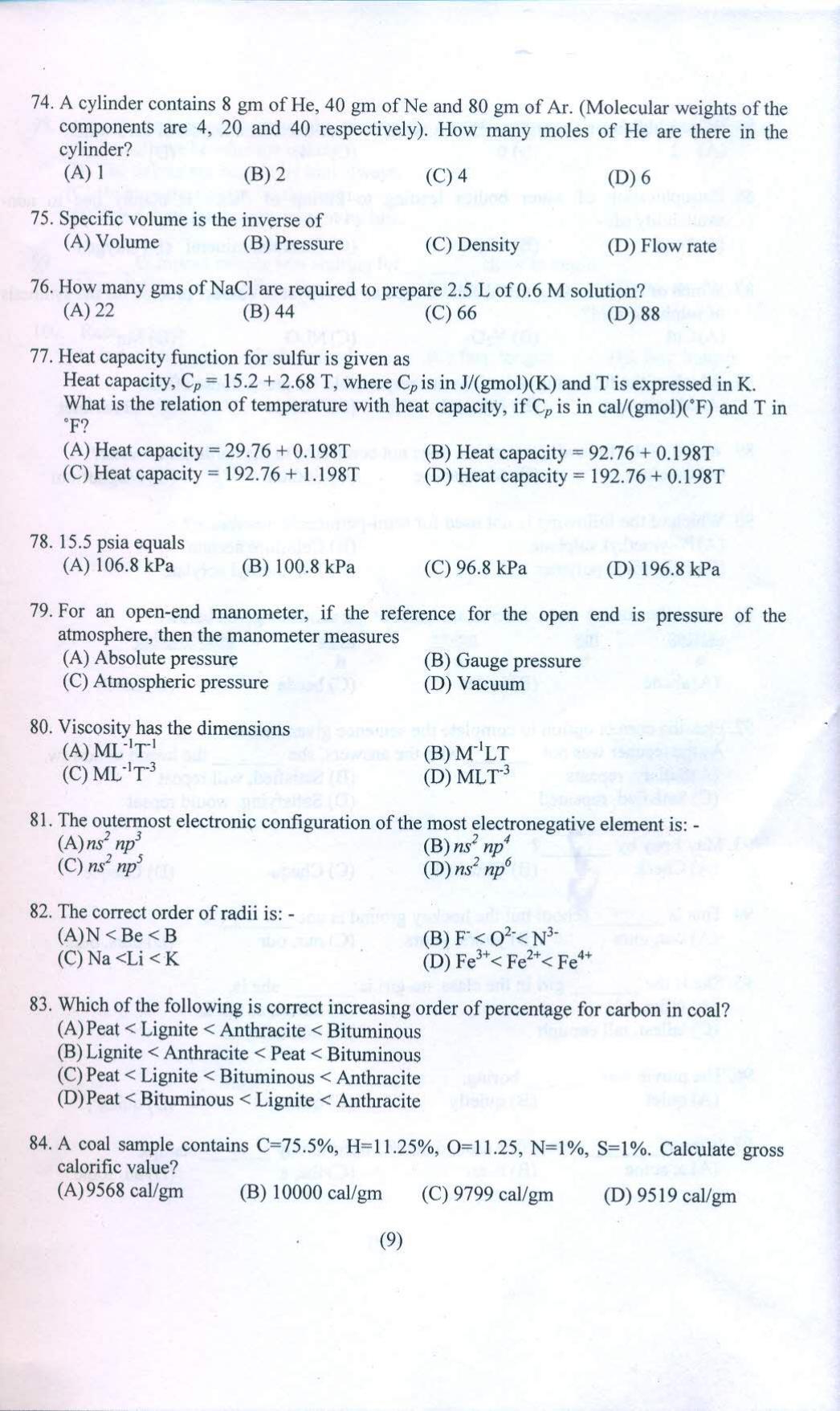 PULEET 2021 Previous Question Paper - Page 10