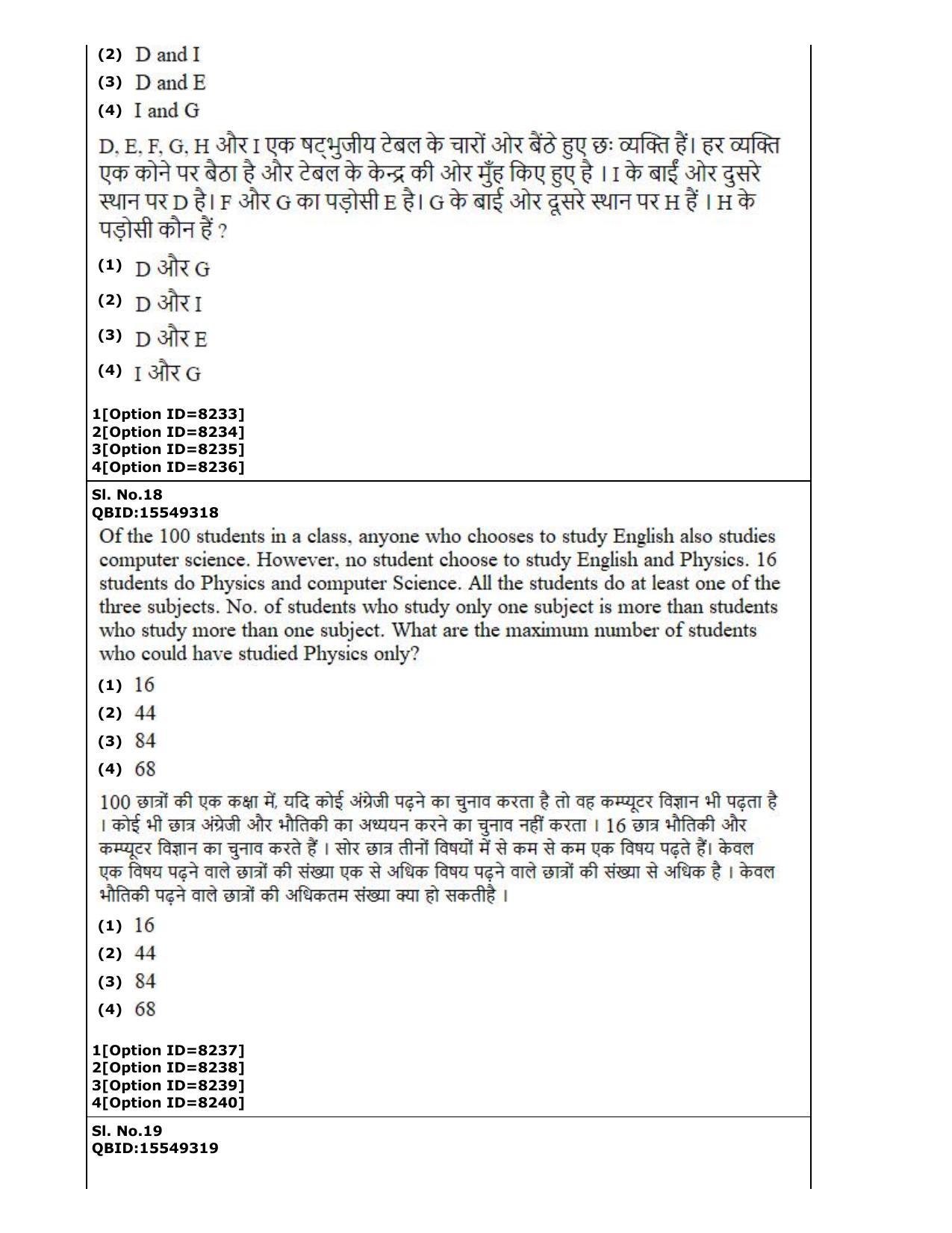 CUET (PG) 2022: PGQP-71 Dharma Vijnan (3-09-2022) Question Paper - Page 10