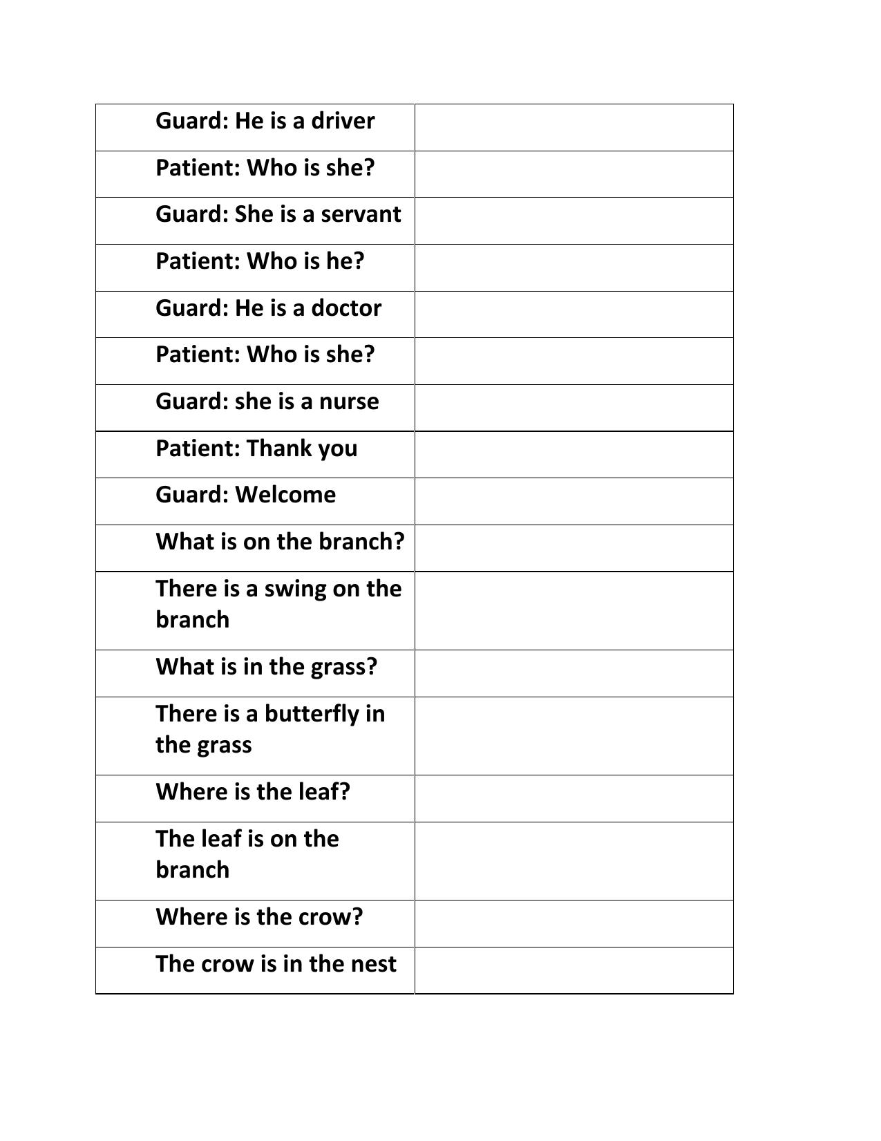 Worksheet for Class 4 Arabic Assignment 4 - Page 7