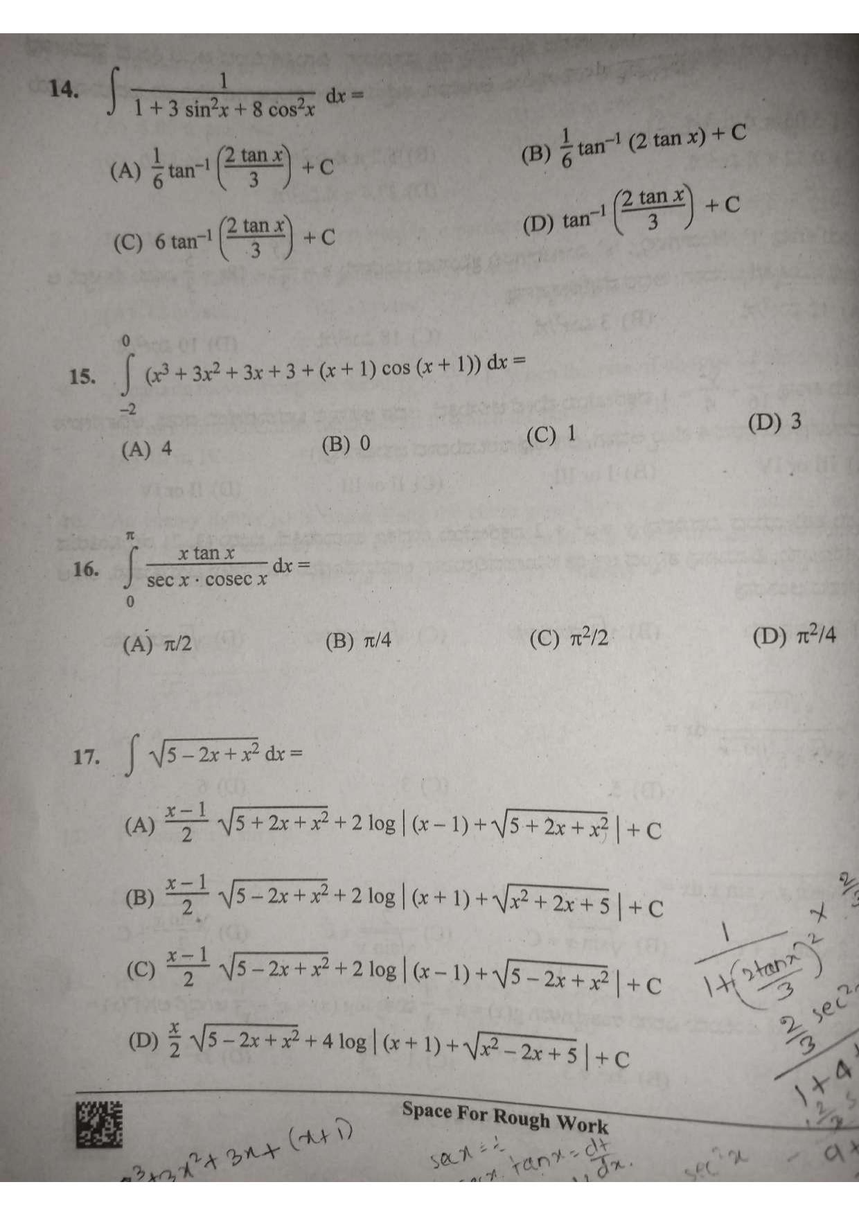 KCET 2023 Mathematics Set D-1 Question Paper - Page 3