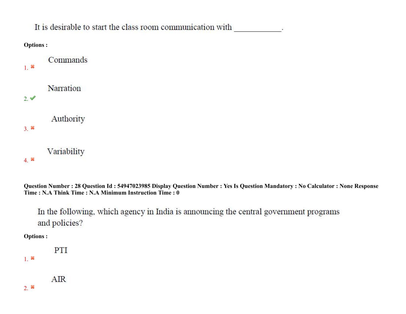 AP RCET 2022: Sociology-  17/10/2022 (Monday) Session-I Question Paper With keys - Page 21