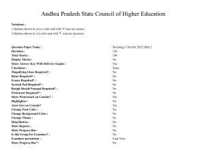 AP RCET 2022: Sociology-  17/10/2022 (Monday) Session-I Question Paper With keys