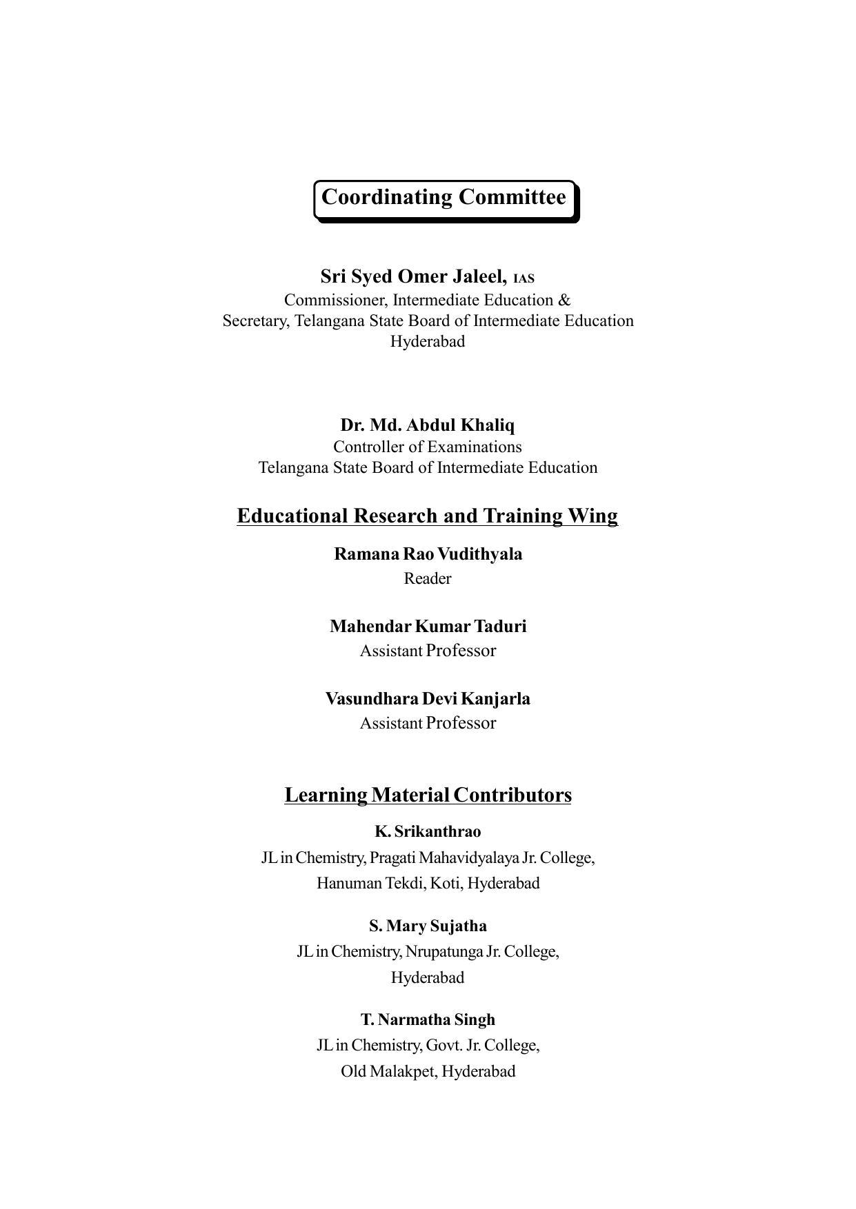 TS SCERT Inter 1st Year Chemistry Path 1 (English Medium) Text Book - Page 3
