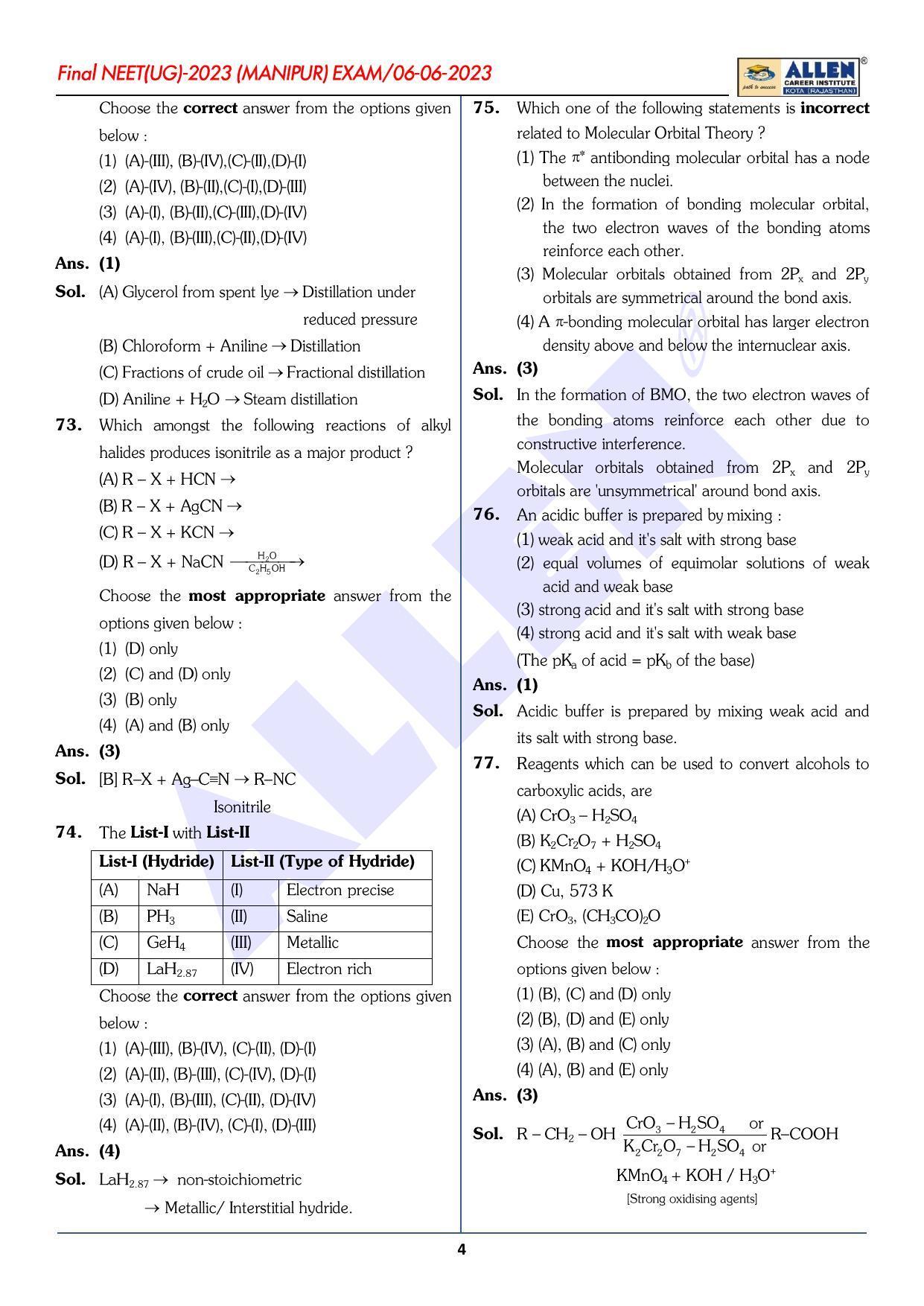 NEET 2023 Question Paper C4 - Page 13