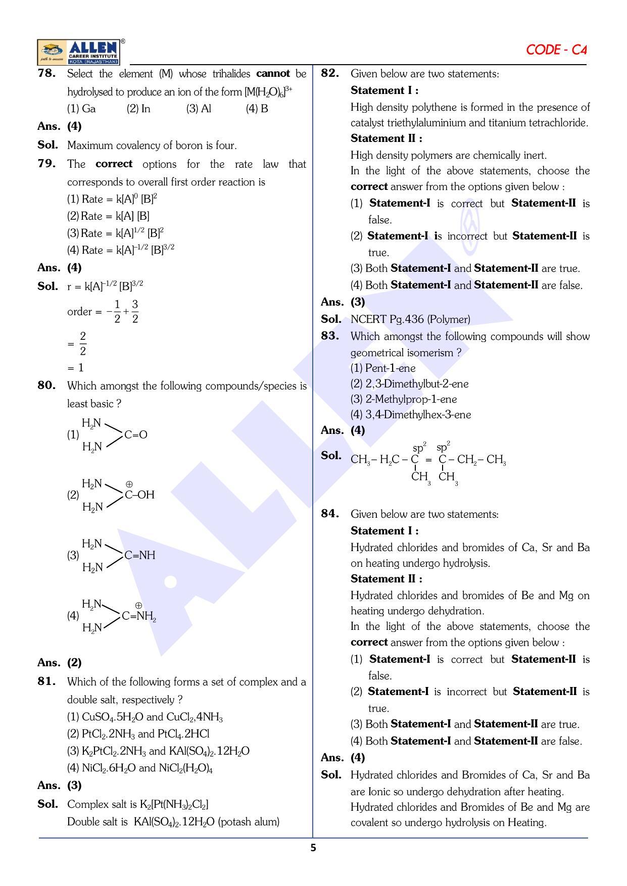NEET 2023 Question Paper C4 - Page 14