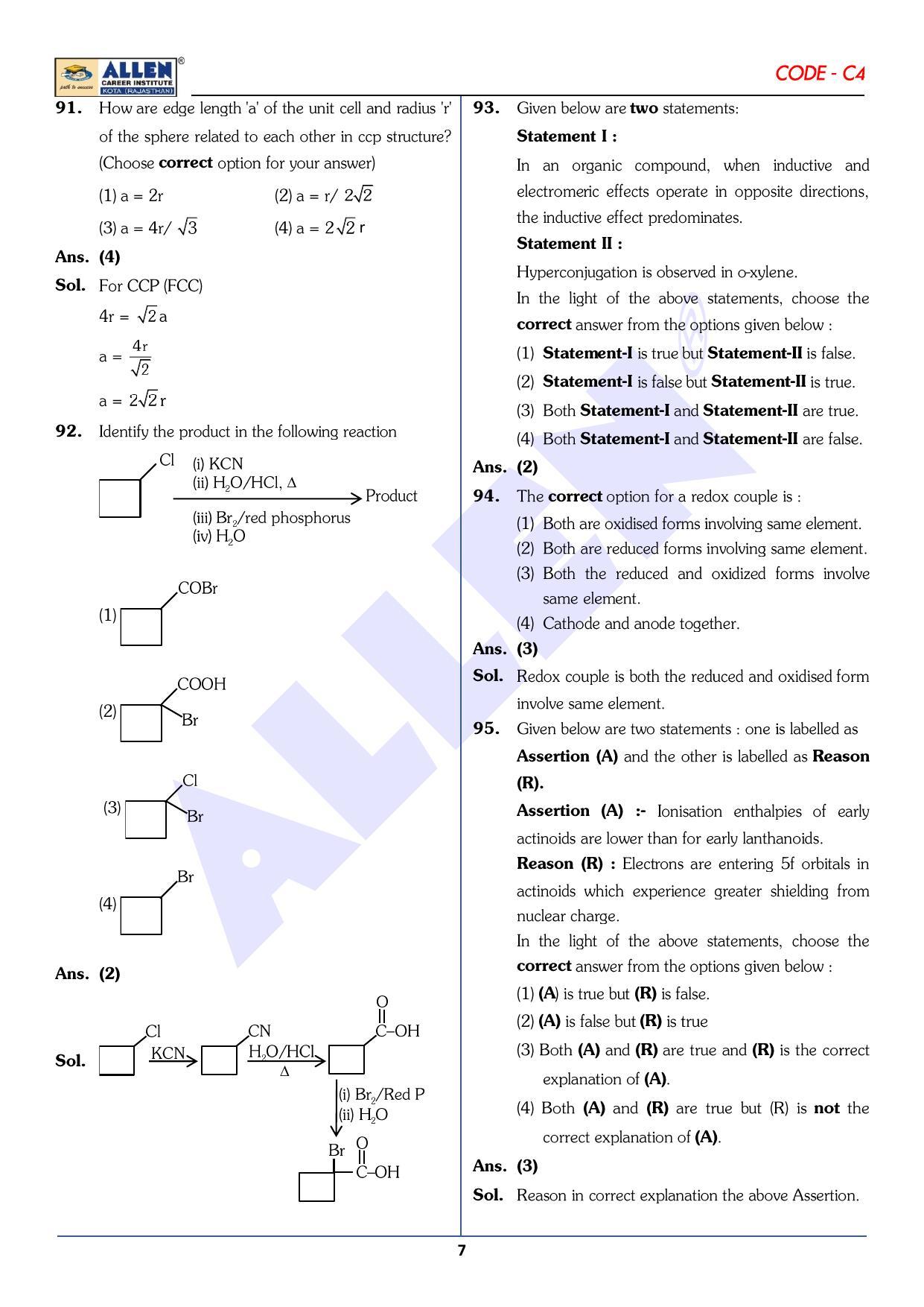 NEET 2023 Question Paper C4 - Page 16