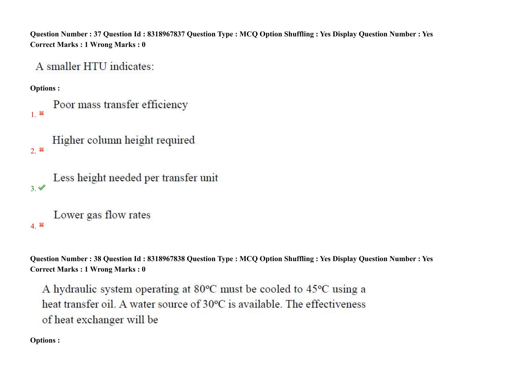 AP PGCET 2025 Chemical Engineering Paper with Answer Key - Page 28