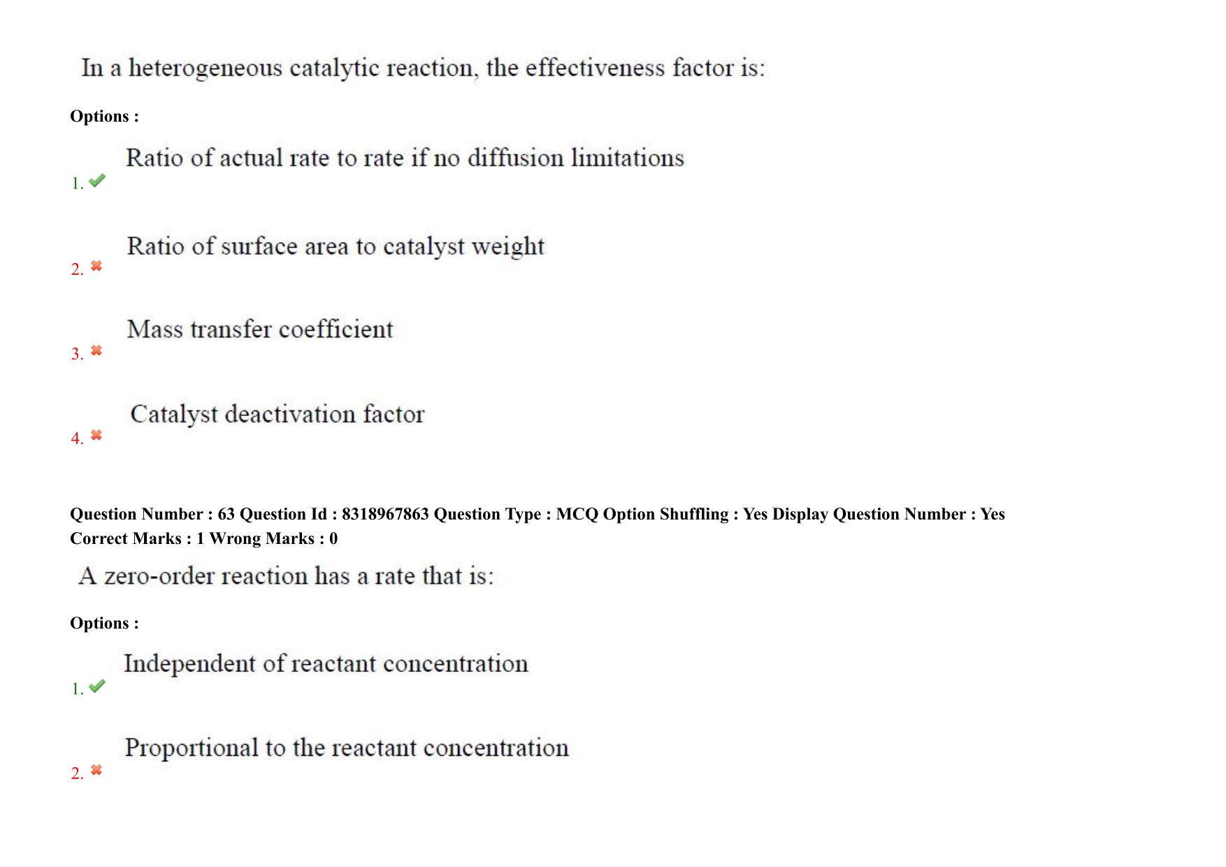 AP PGCET 2025 Chemical Engineering Paper with Answer Key - Page 46