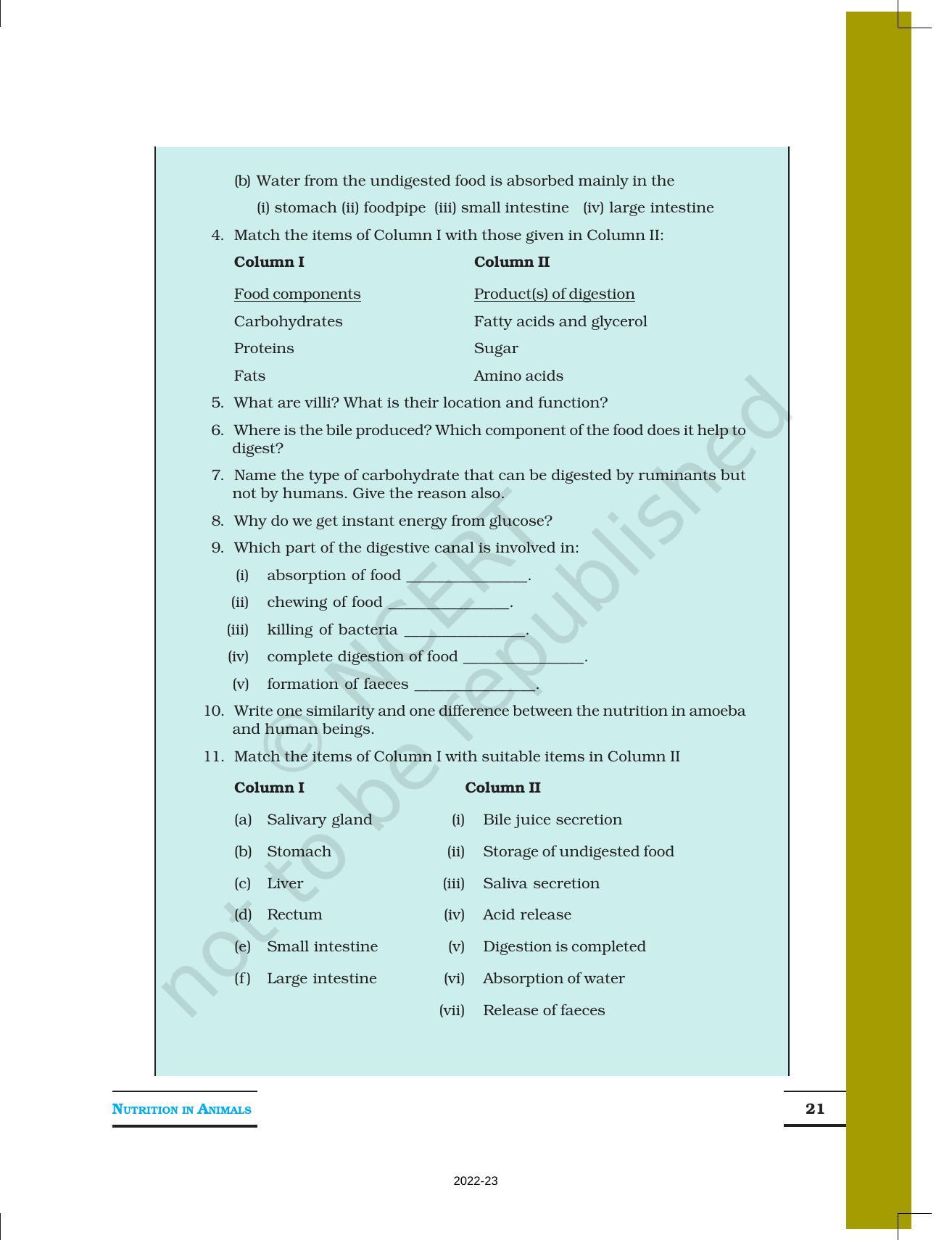 NCERT Book for Class 7 Science: Chapter 2-Nutrition in Animals - Page 11