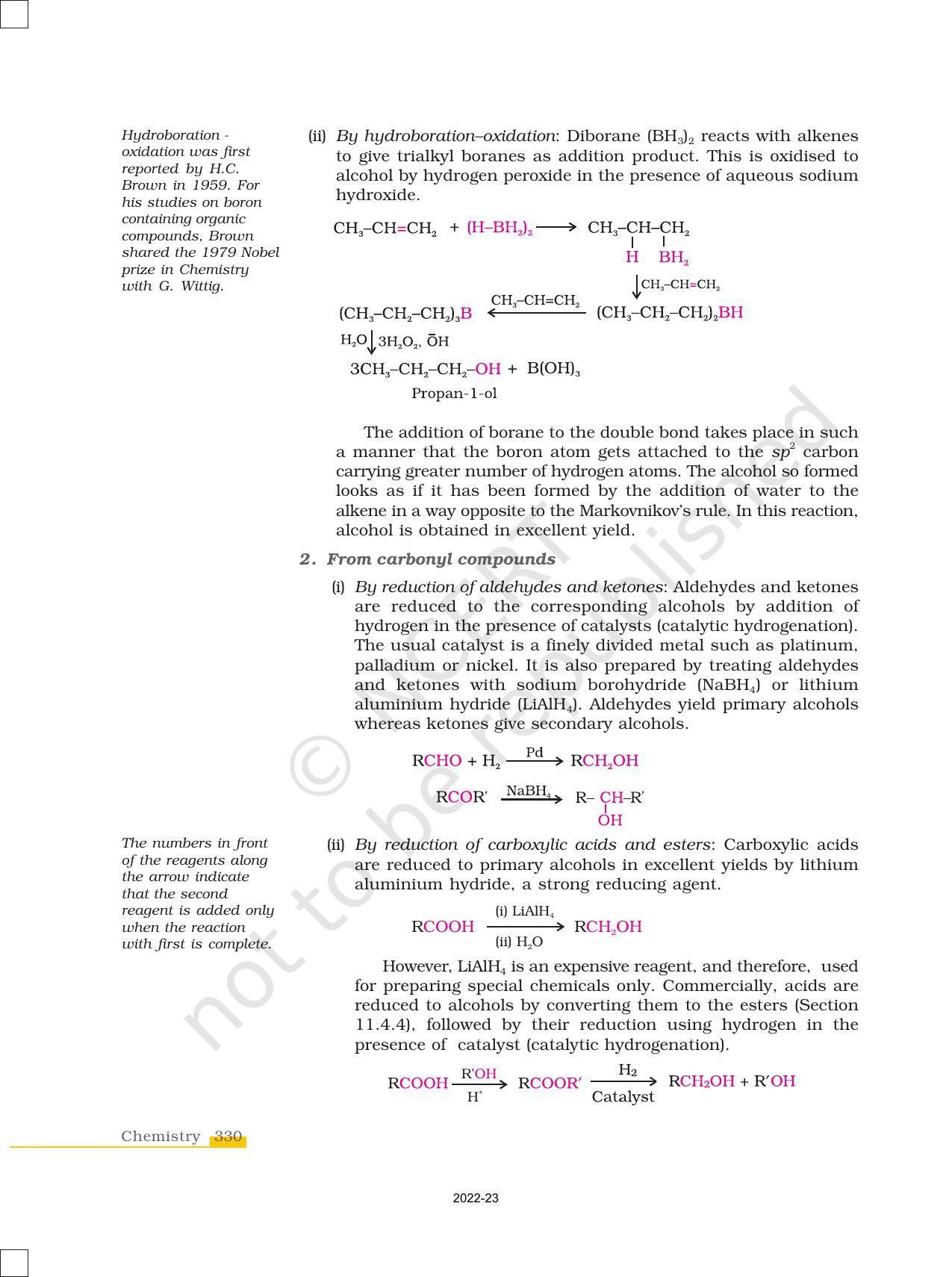NCERT Book for Class 12 Chemistry Chapter 11 Alcohols Phenols and Ether - Page 8