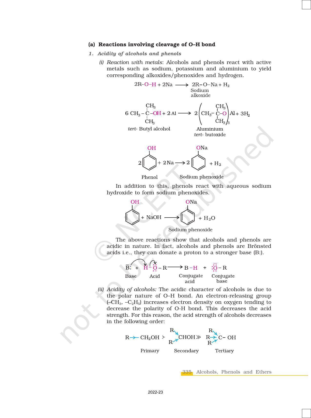 NCERT Book for Class 12 Chemistry Chapter 11 Alcohols Phenols and Ether - Page 13