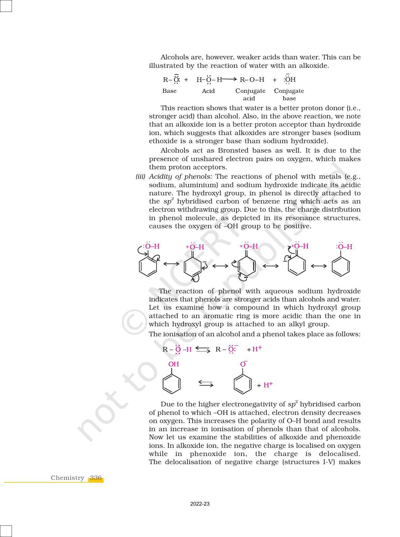NCERT Book for Class 12 Chemistry Chapter 11 Alcohols Phenols and Ether - Page 14