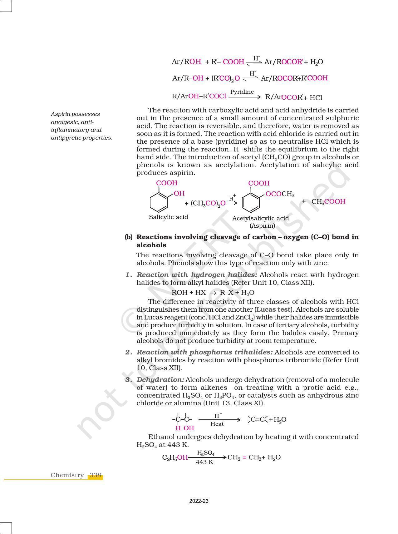 NCERT Book for Class 12 Chemistry Chapter 11 Alcohols Phenols and Ether - Page 16