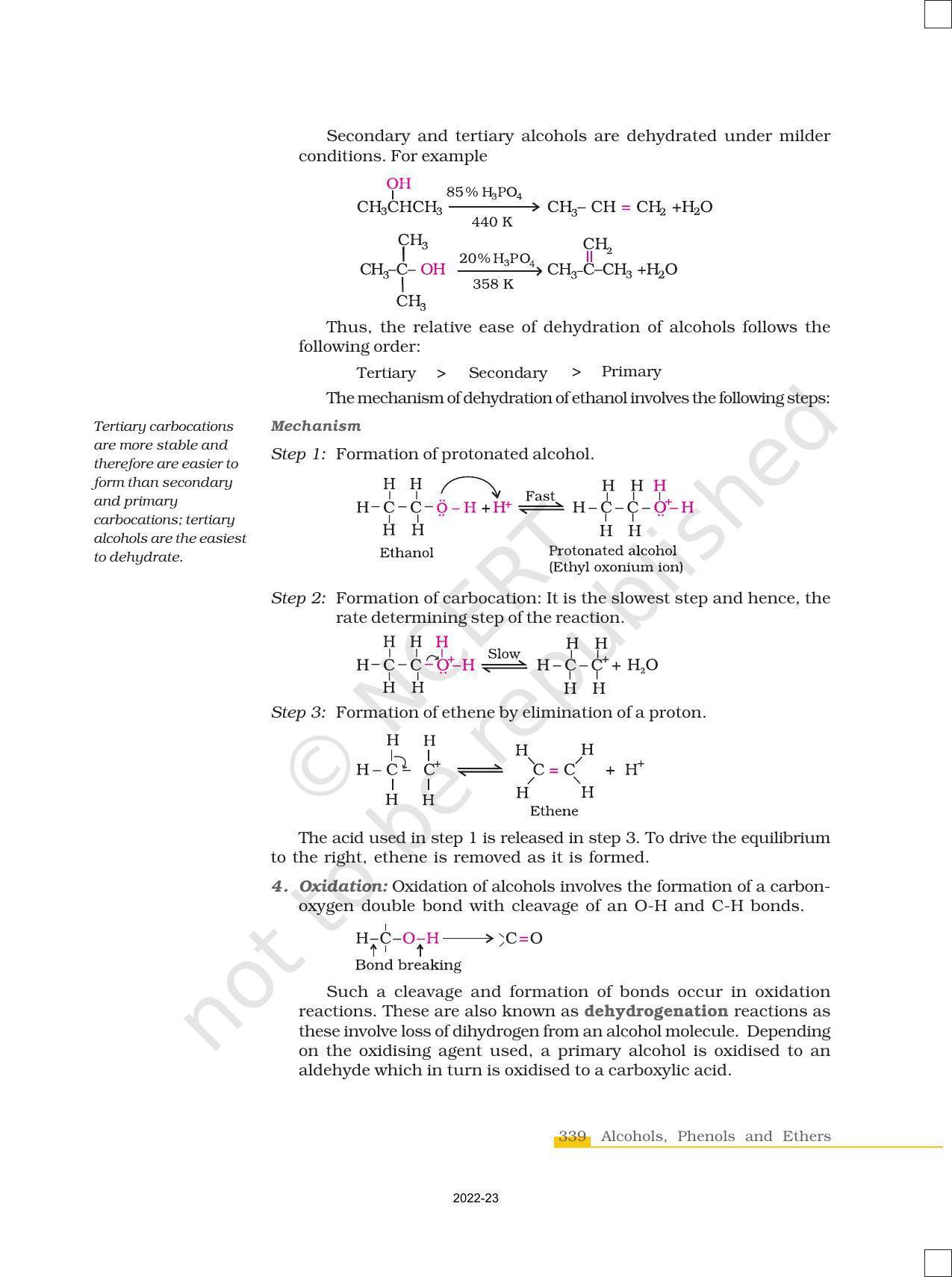 NCERT Book for Class 12 Chemistry Chapter 11 Alcohols Phenols and Ether - Page 17