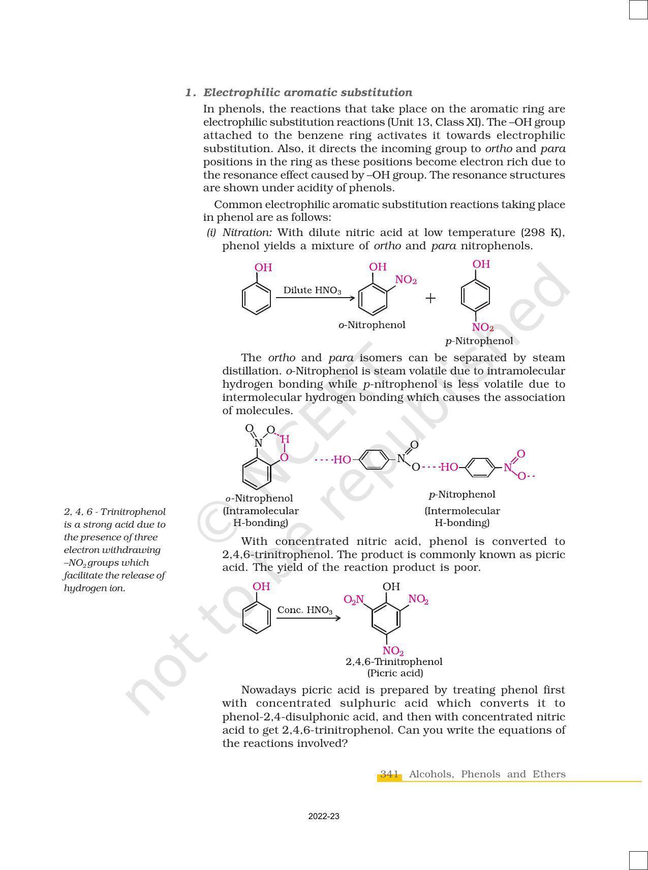 NCERT Book for Class 12 Chemistry Chapter 11 Alcohols Phenols and Ether - Page 19