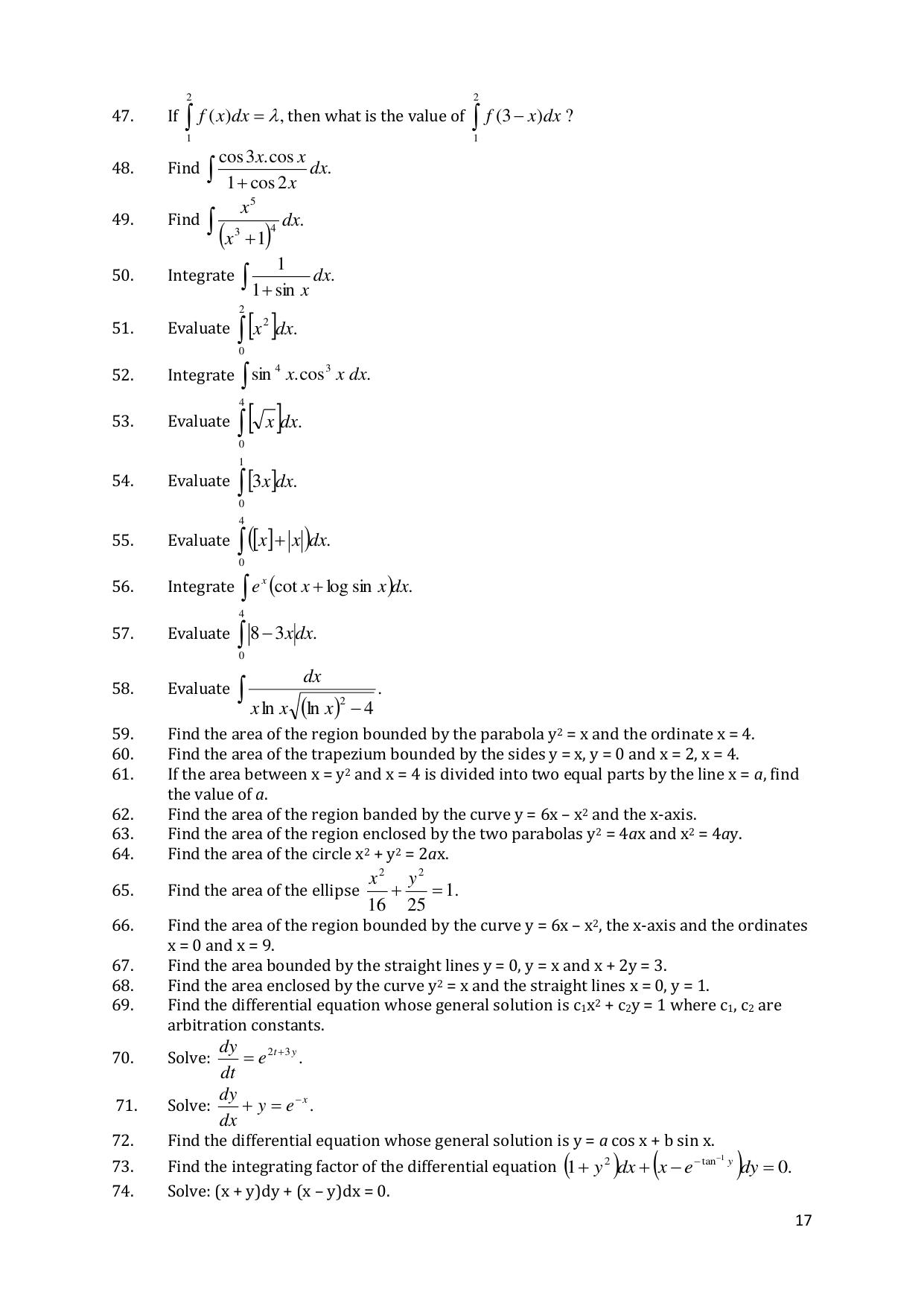 CHSE Odisha Class 12 Mathematics (1ST PHASE) Question Bank - Page 17