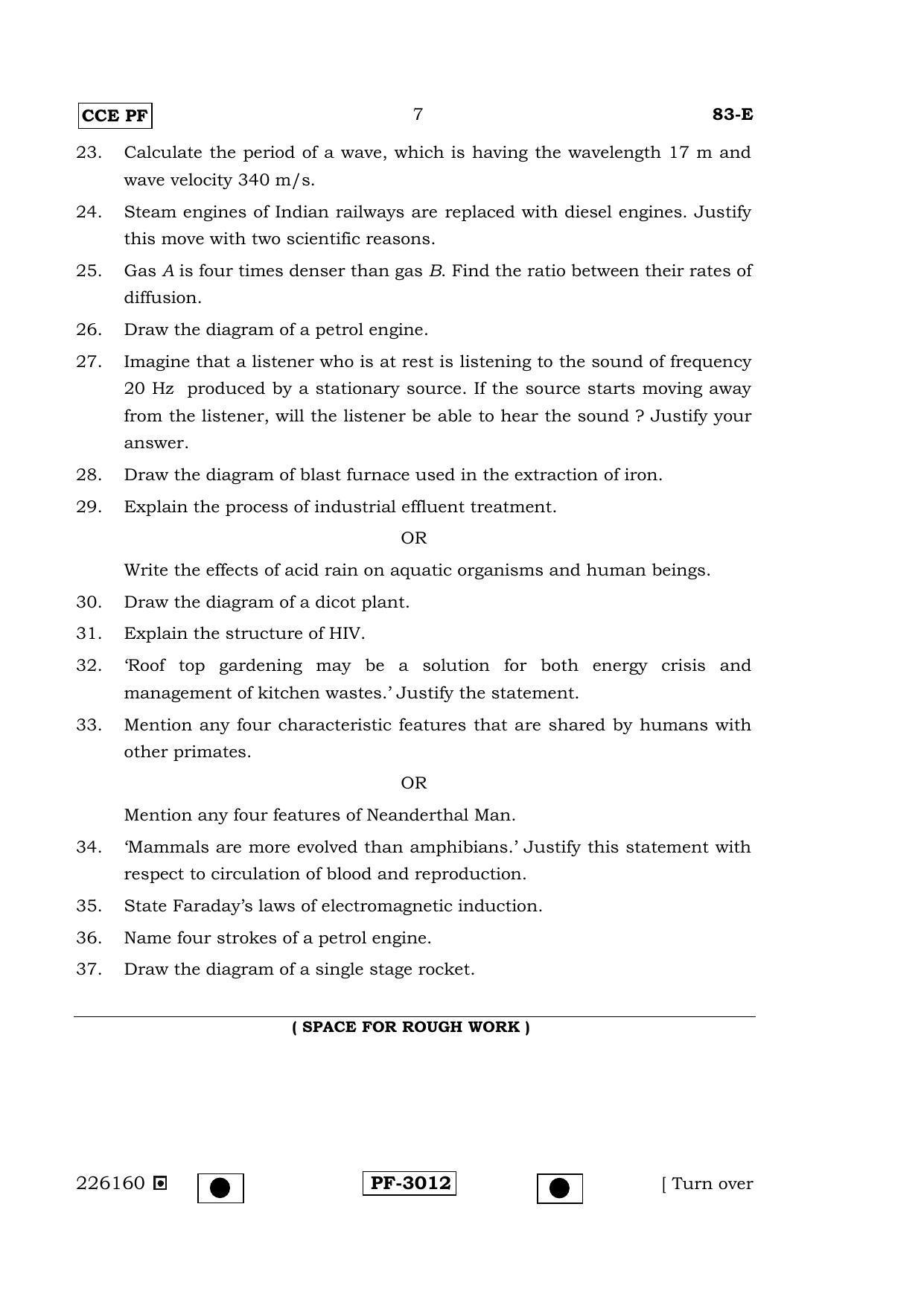 Karnataka SSLC Science (ENGLISH Medium) - 83-E-(PF)_SE1 April 2015 Question Paper - Page 6