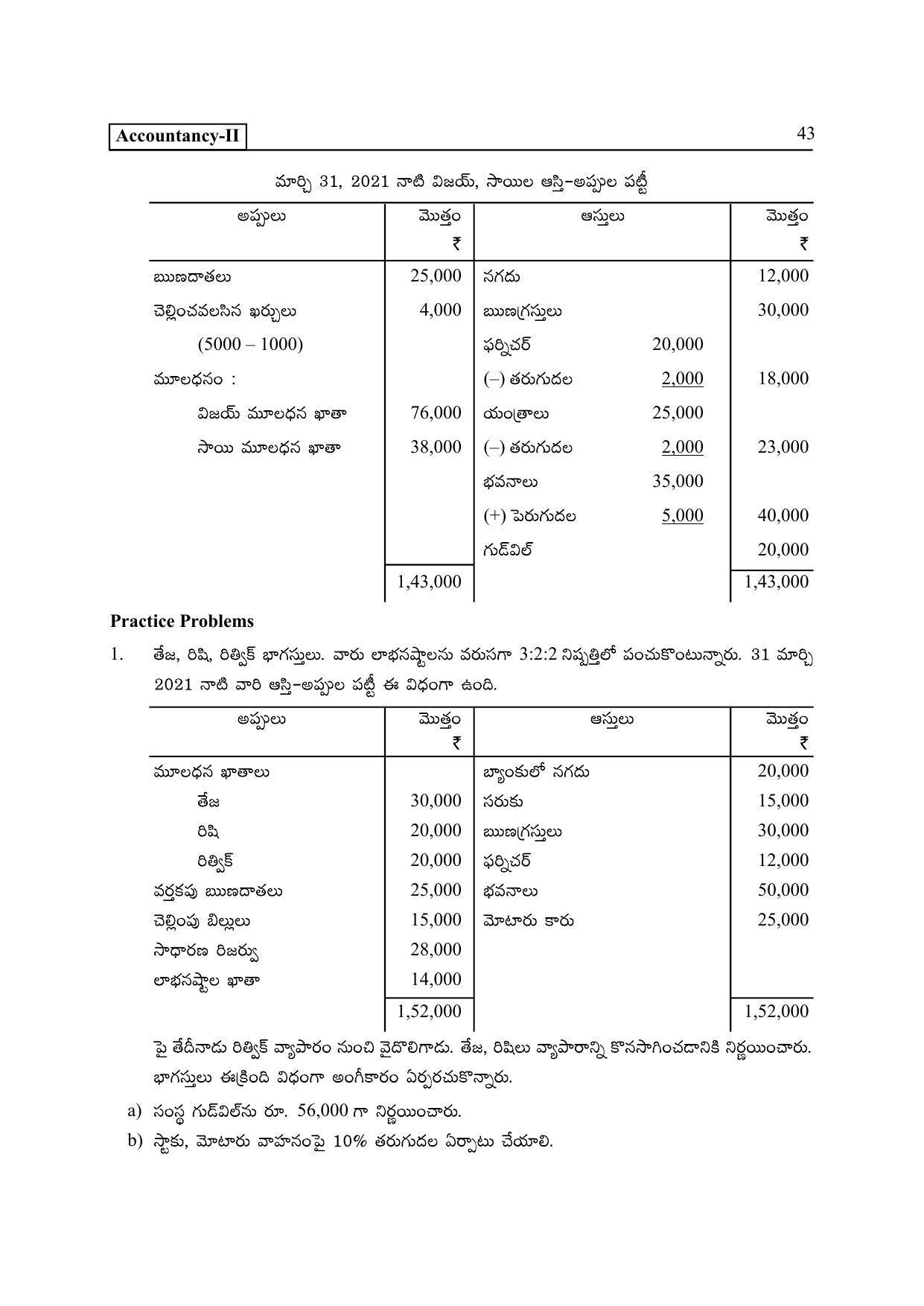 TS SCERT Inter 2nd Year Commerce &Accts II yr TM Path 1 (Telugu Medium) Text Book - Page 48
