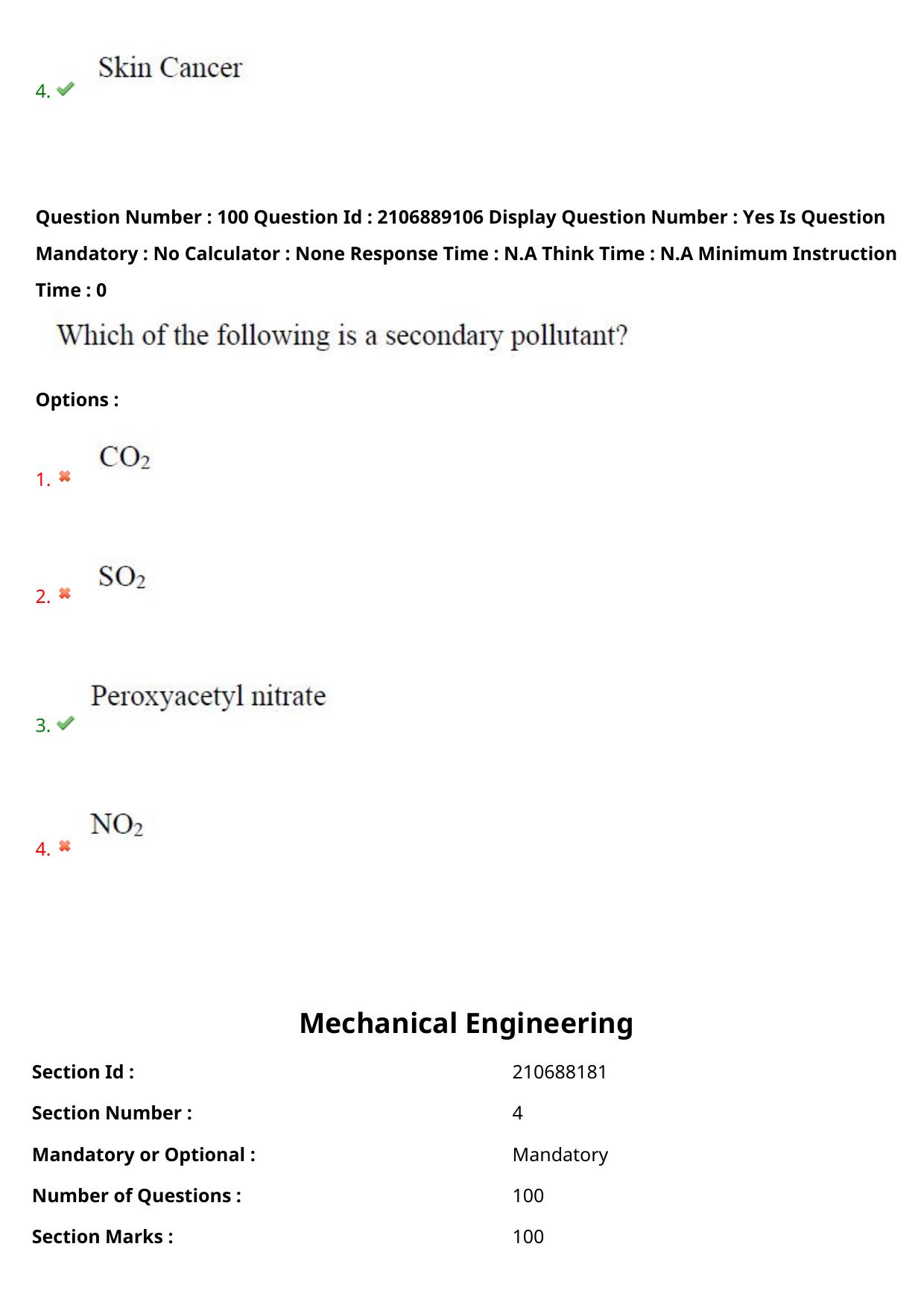 AP ECET 2024 Mechanical Engineering (Shift 2) Question Paper wth Key - Page 65
