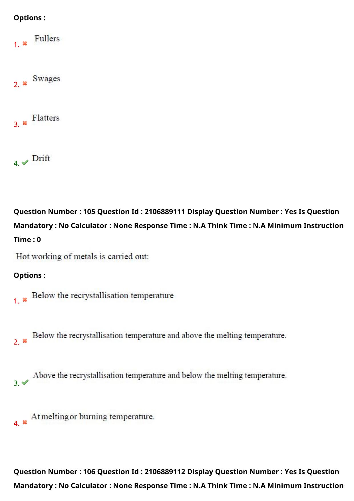 AP ECET 2024 Mechanical Engineering (Shift 2) Question Paper wth Key - Page 68