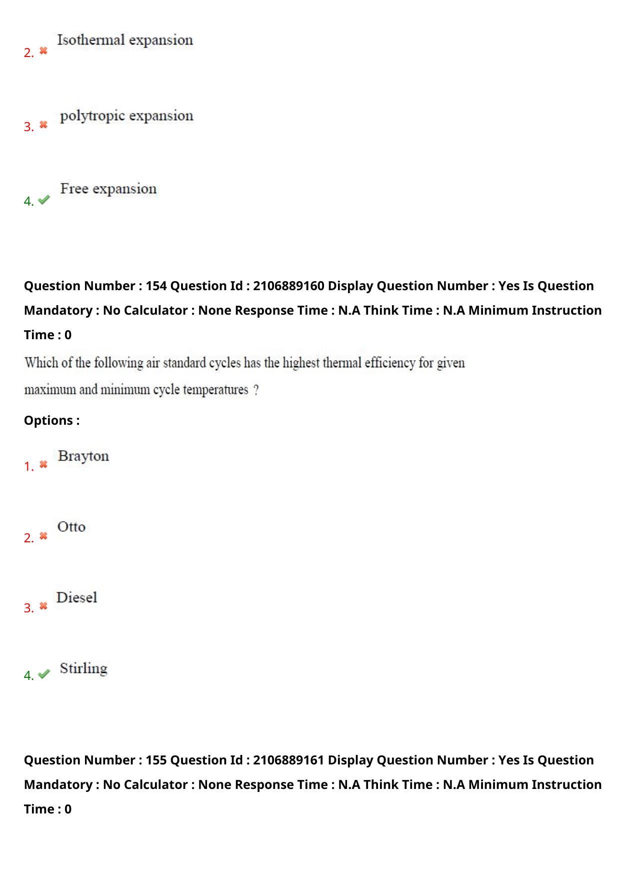 AP ECET 2024 Mechanical Engineering (Shift 2) Question Paper wth Key - Page 96