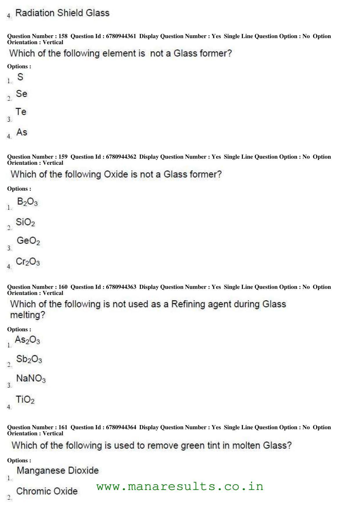 AP ECET 2017 Ceramic Technology Old Previous Question Papers - Page 48
