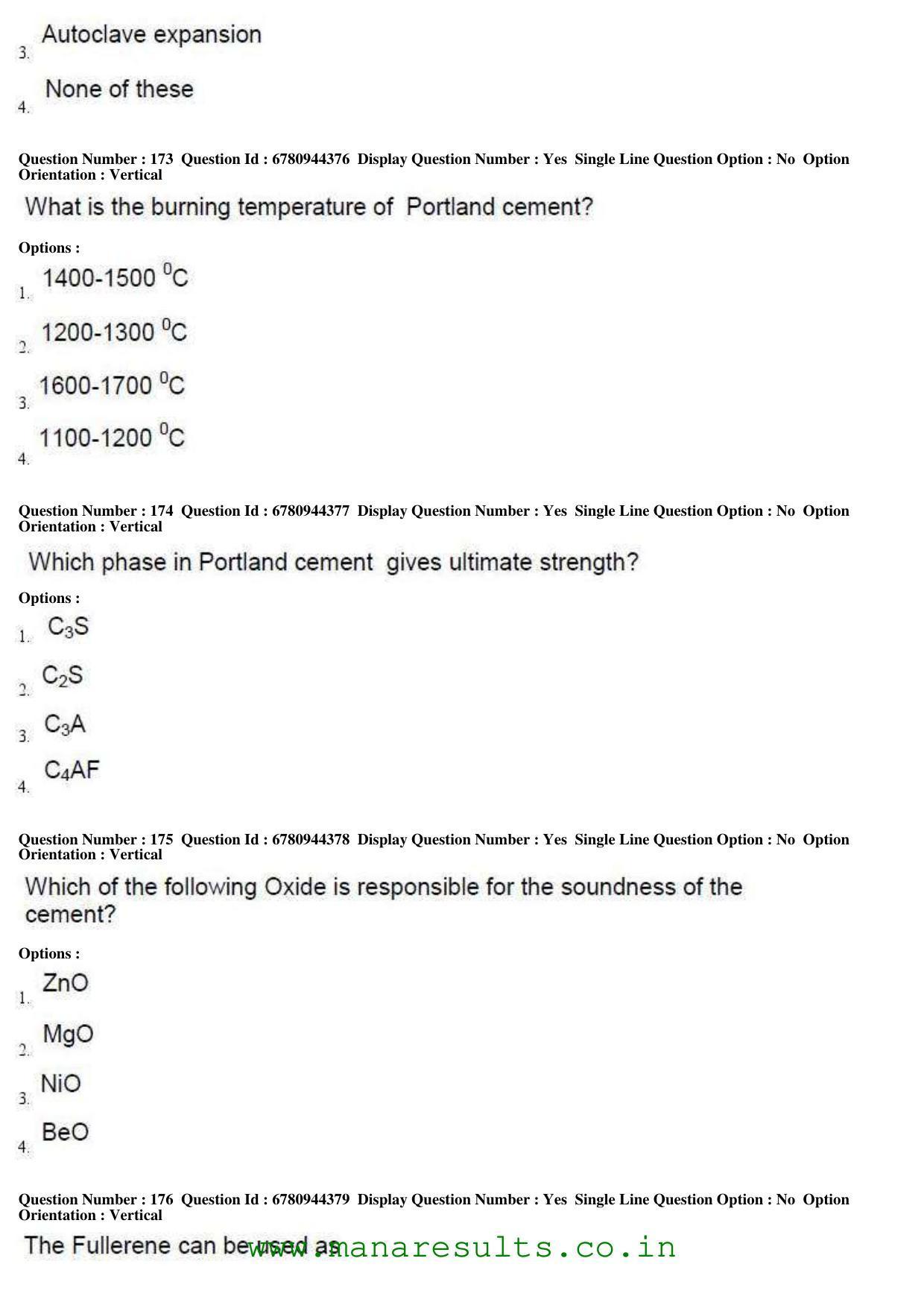 AP ECET 2017 Ceramic Technology Old Previous Question Papers - Page 52