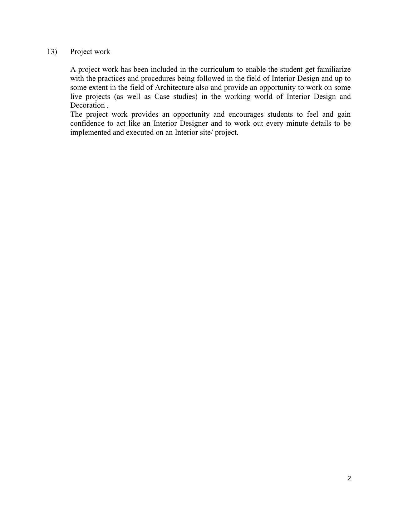SYLLABUS FOR SEMESTER SYSTEM EFFECTIVE FROM (2021-2022) - INTERIOR DESIGN AND DECORATION - Page 6