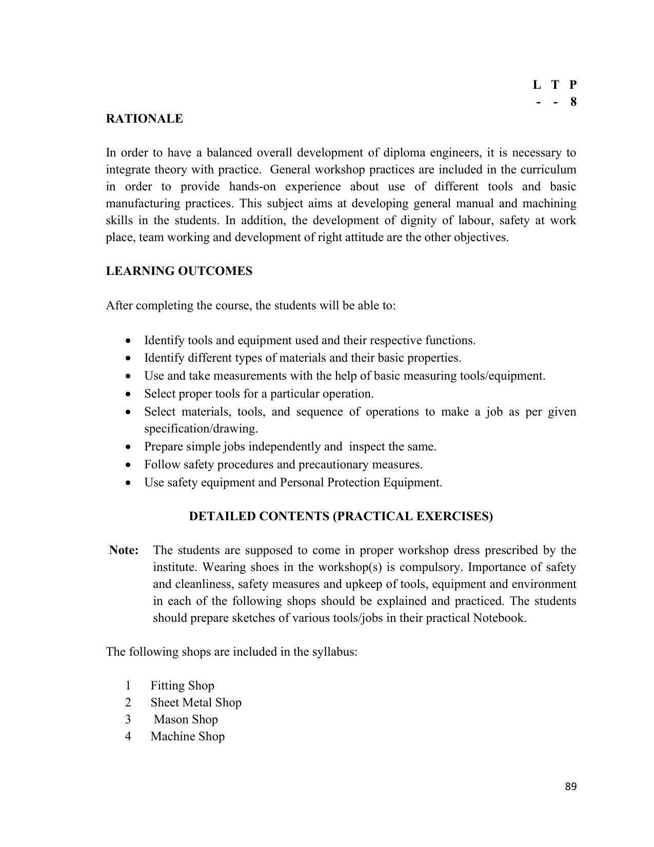 SYLLABUS FOR SEMESTER SYSTEM EFFECTIVE FROM (2021-2022) - INTERIOR DESIGN AND DECORATION - Page 93