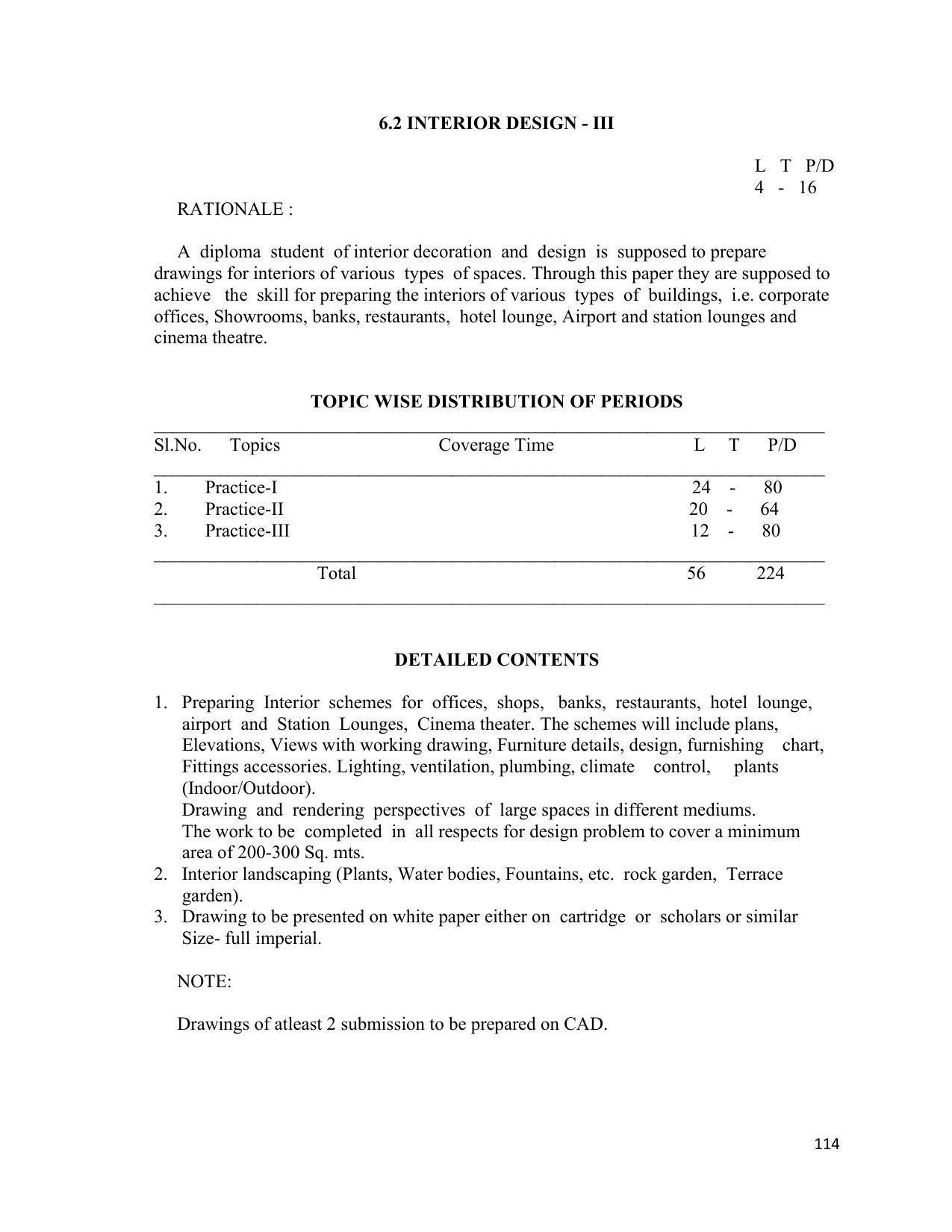 SYLLABUS FOR SEMESTER SYSTEM EFFECTIVE FROM (2021-2022) - INTERIOR DESIGN AND DECORATION - Page 118
