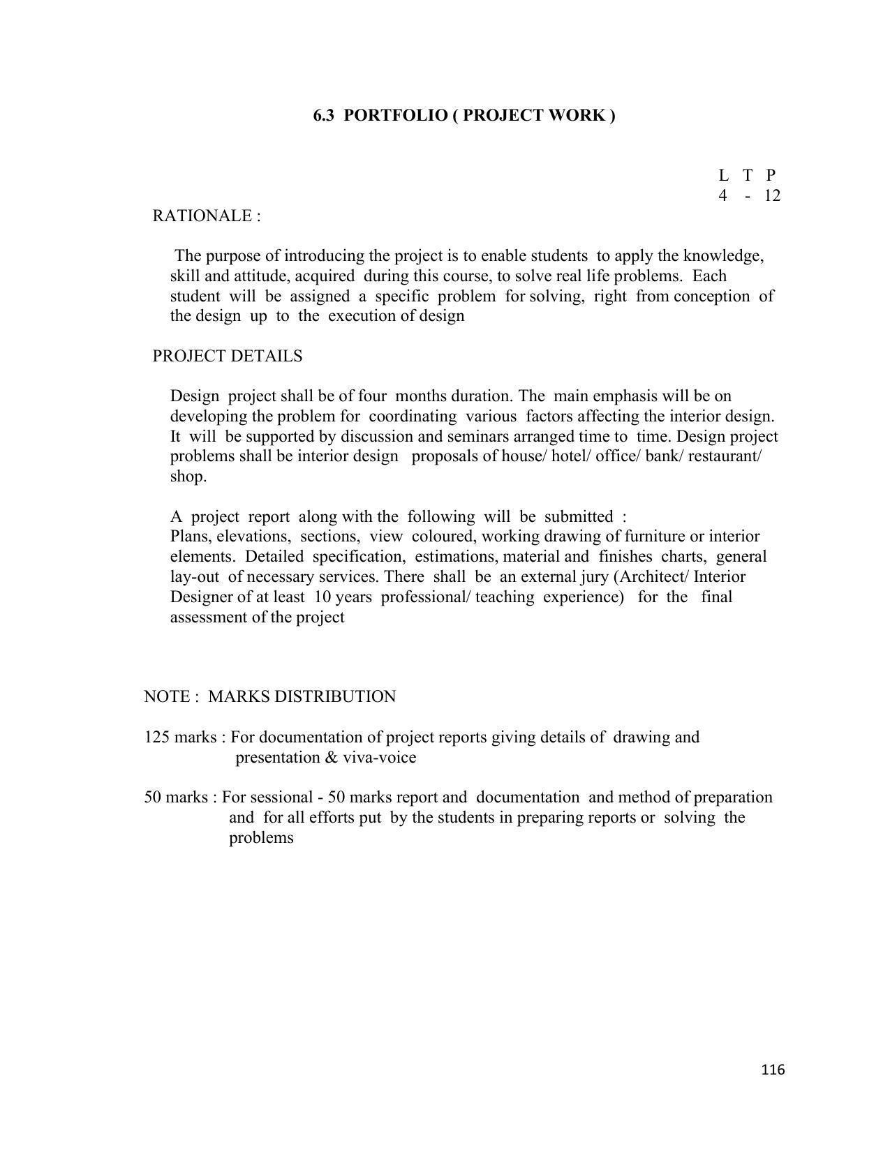 SYLLABUS FOR SEMESTER SYSTEM EFFECTIVE FROM (2021-2022) - INTERIOR DESIGN AND DECORATION - Page 120