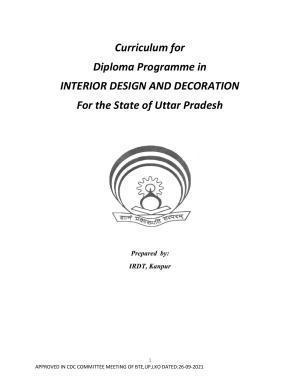 SYLLABUS FOR SEMESTER SYSTEM EFFECTIVE FROM (2021-2022) - INTERIOR DESIGN AND DECORATION