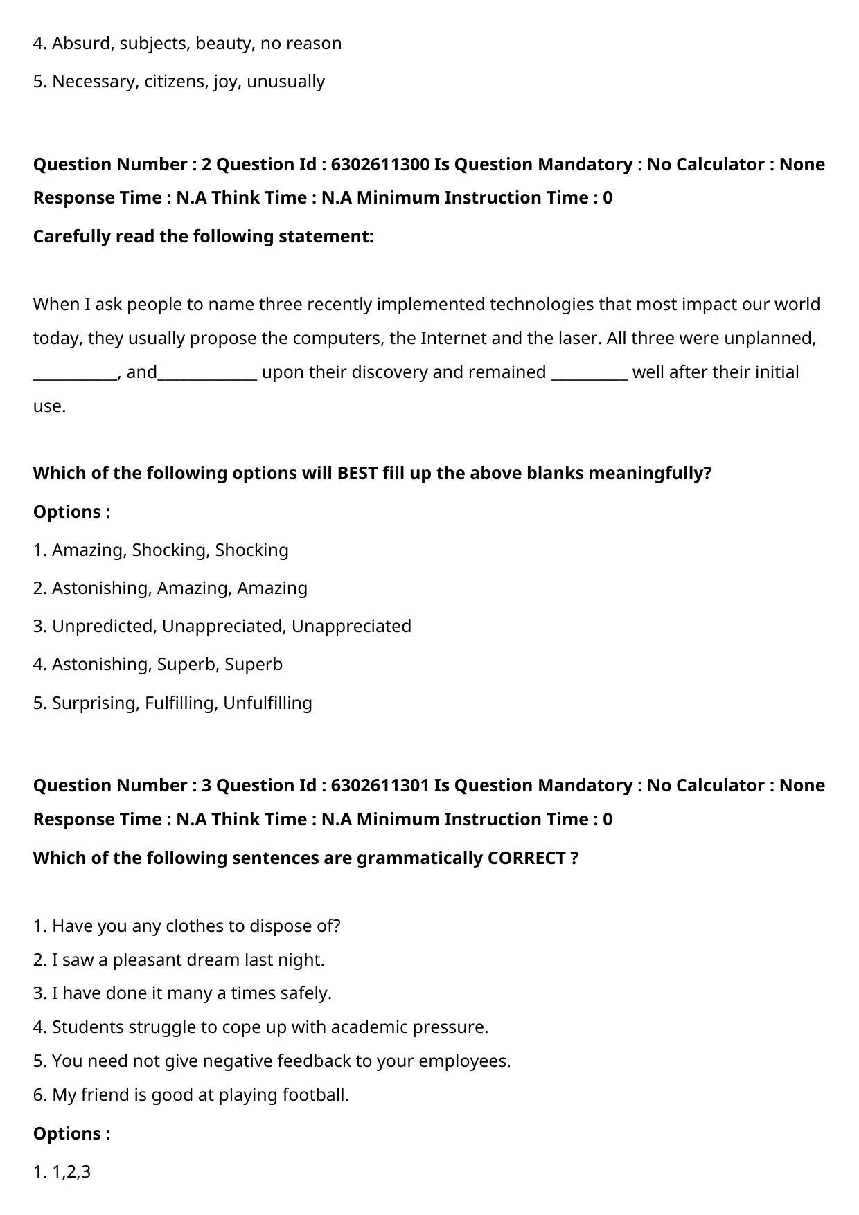 XAT 2022 Question Paper - Page 2