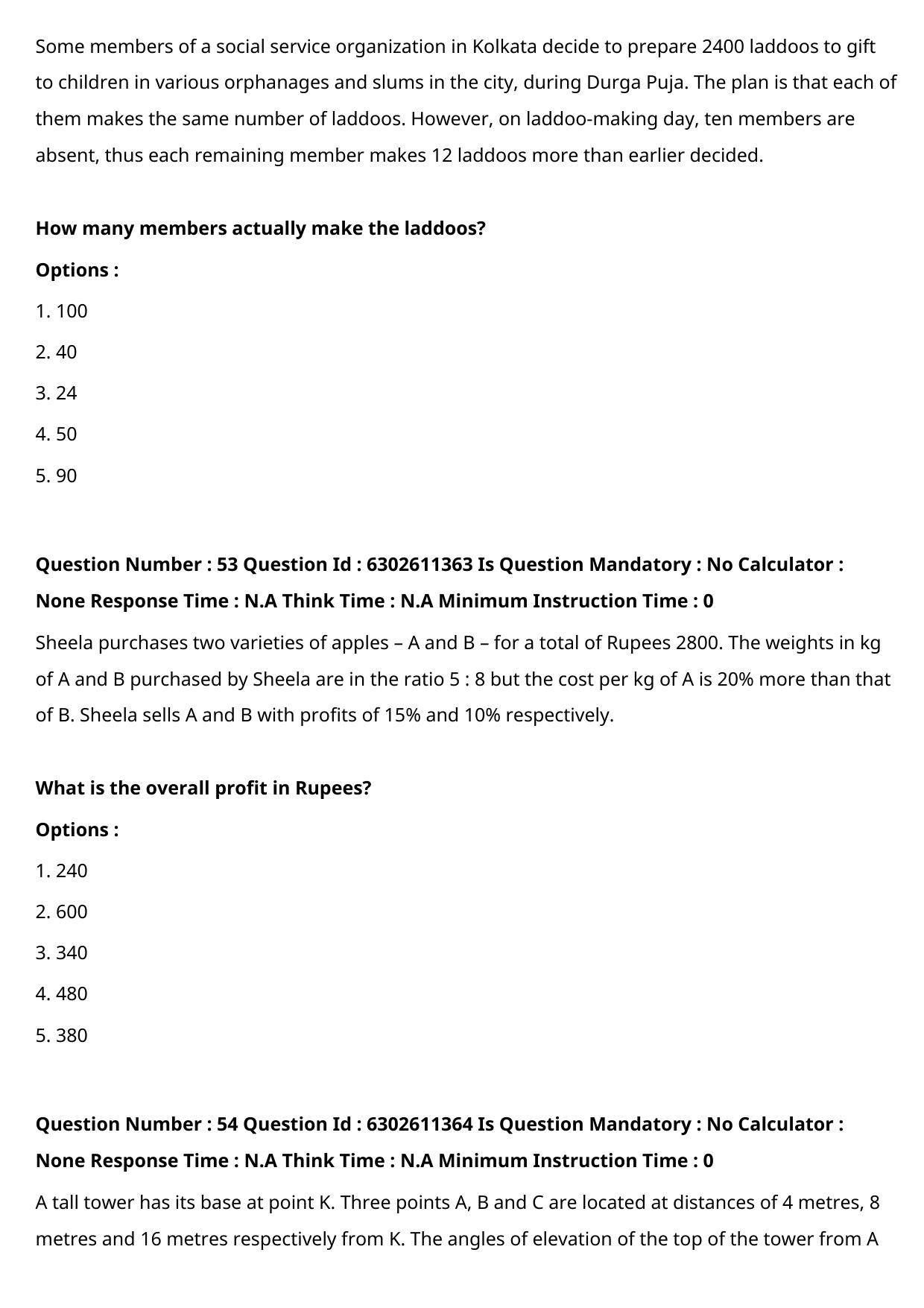 XAT 2022 Question Paper - Page 37