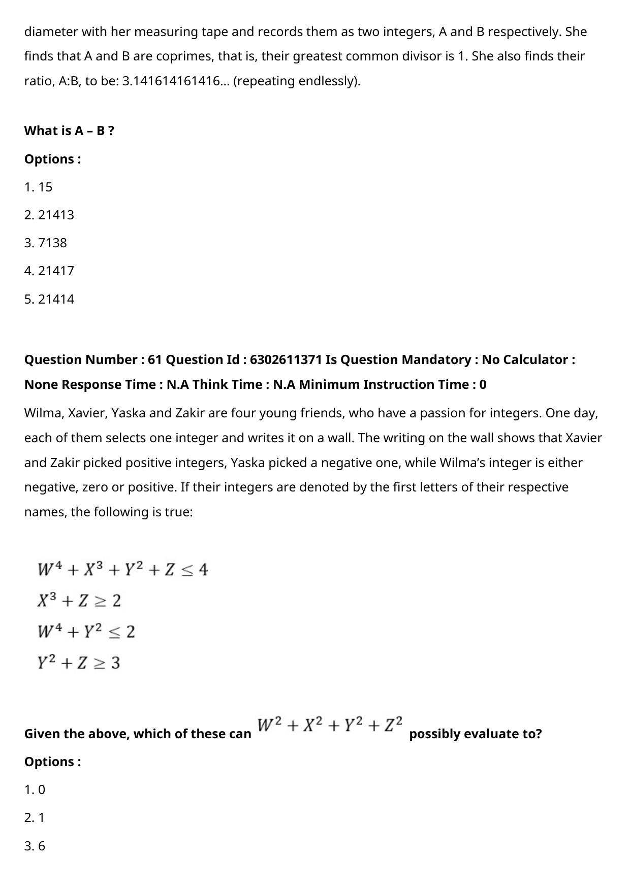 XAT 2022 Question Paper - Page 41