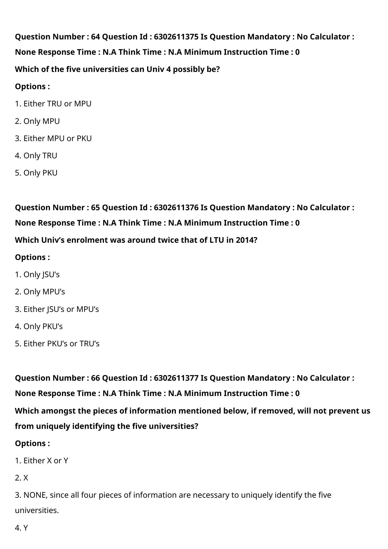 XAT 2022 Question Paper - Page 44