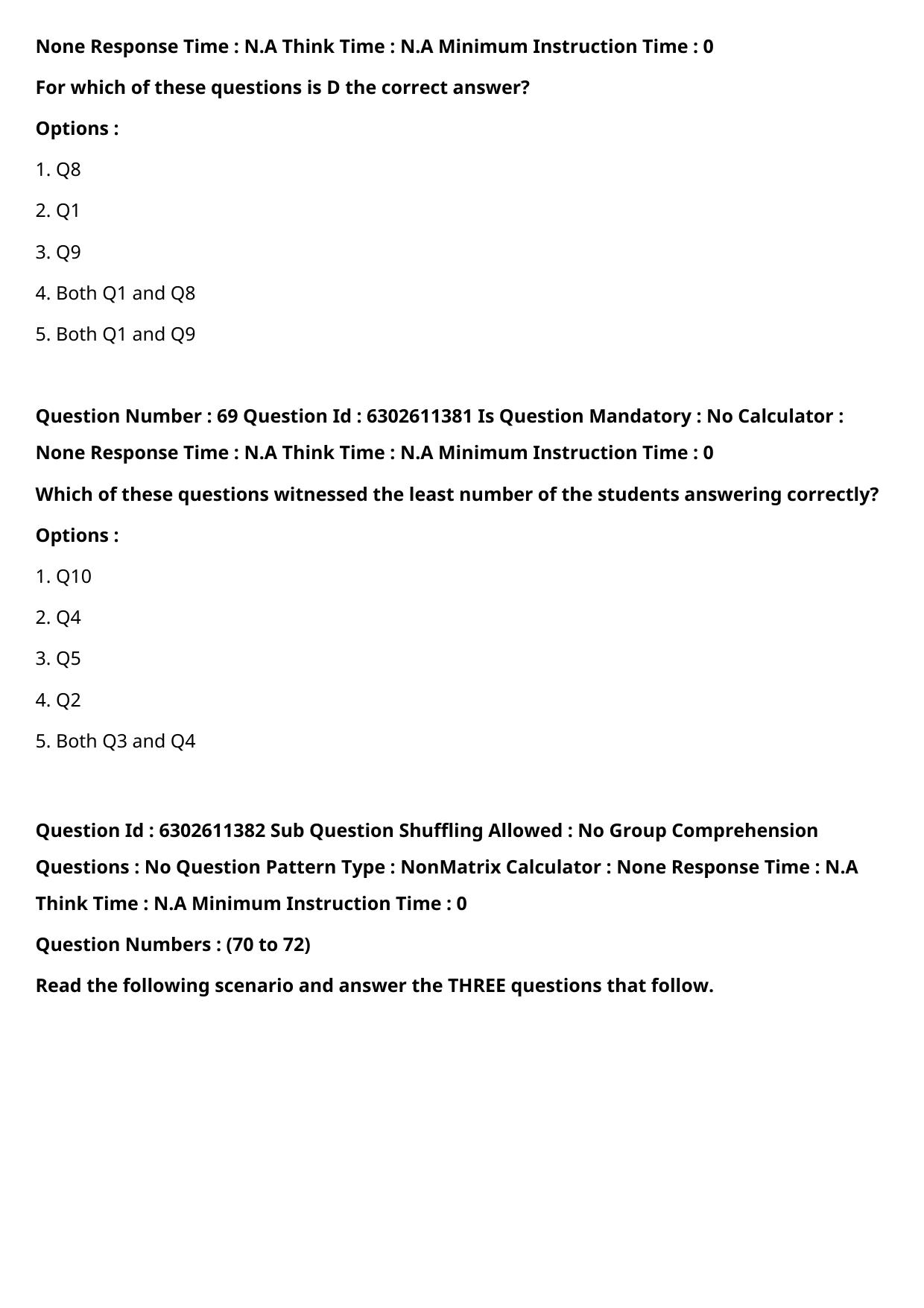XAT 2022 Question Paper - Page 46