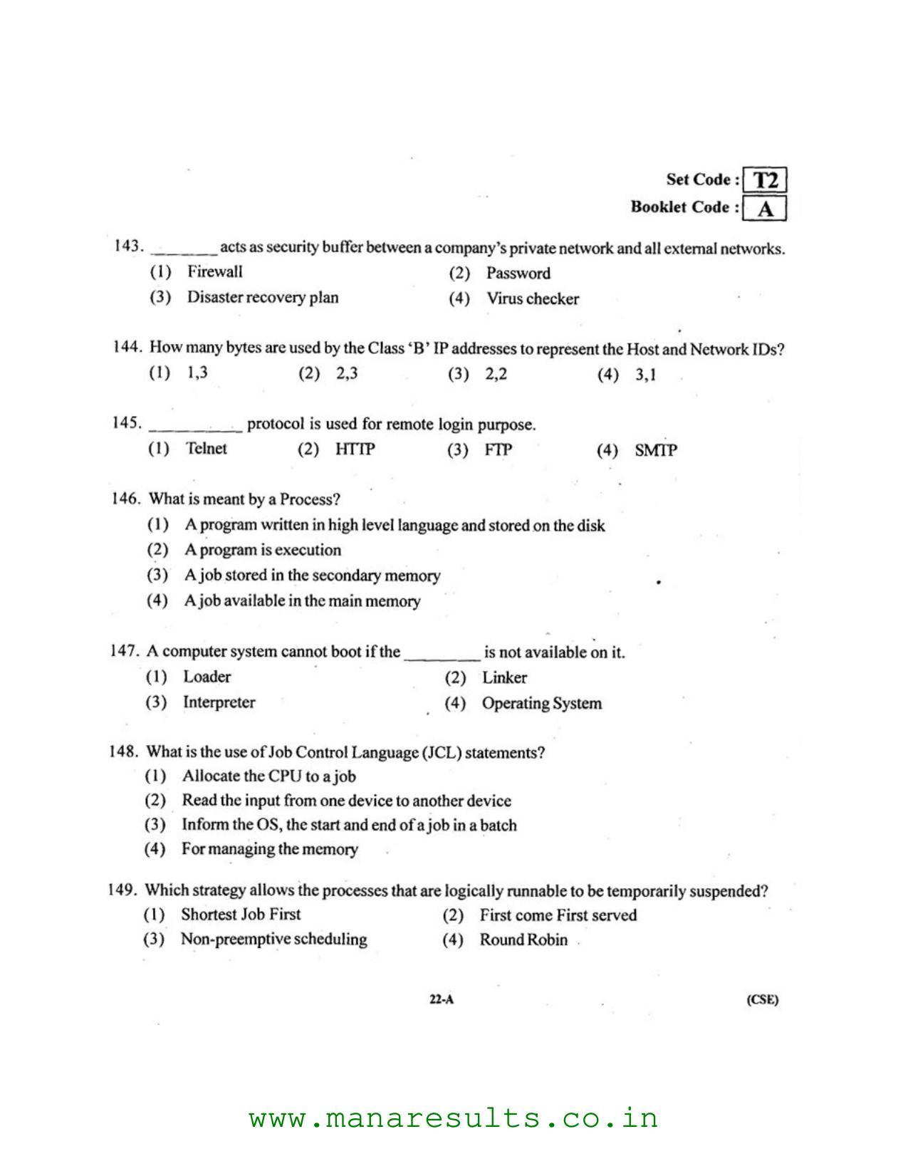 AP ECET 2016 Computer Science and Engineering Old Previous Question Papers - Page 21