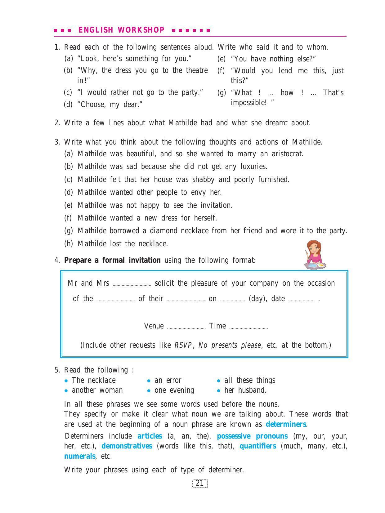 Maharashtra Board Class 9 English Textbook - Page 31