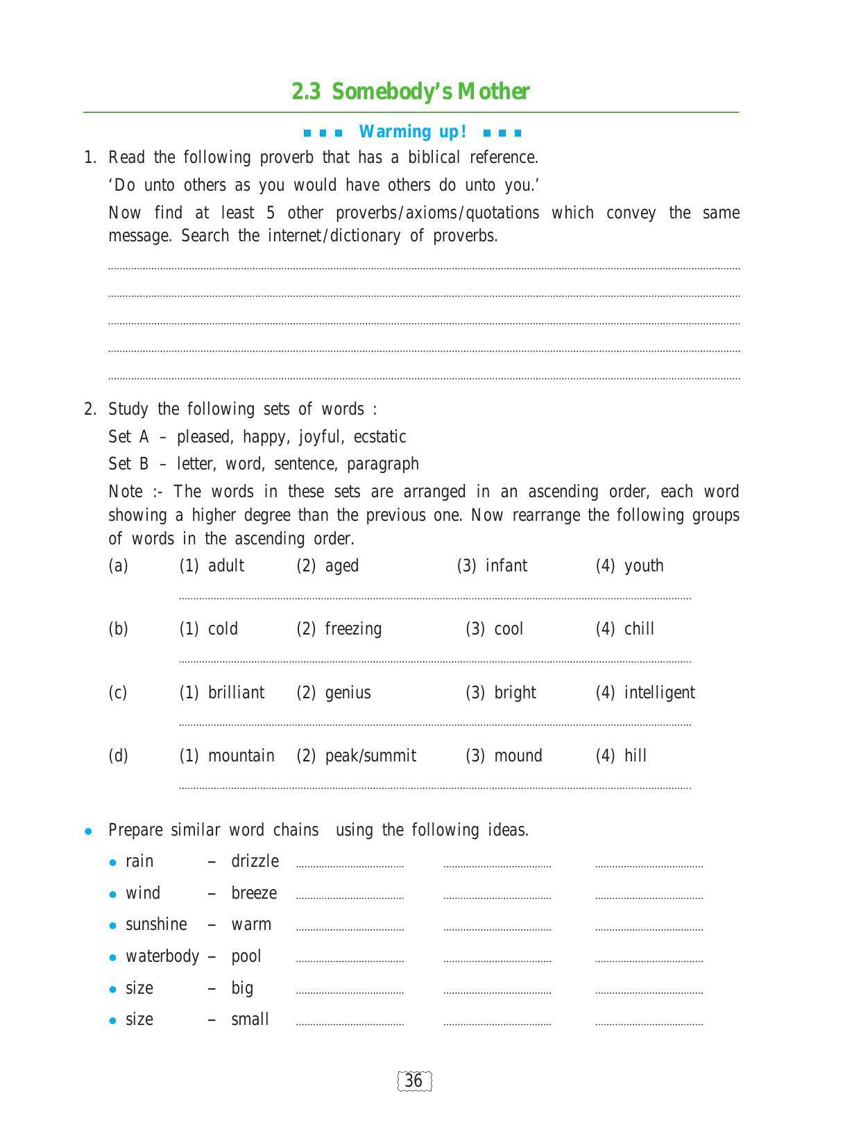 Maharashtra Board Class 9 English Textbook - Page 46
