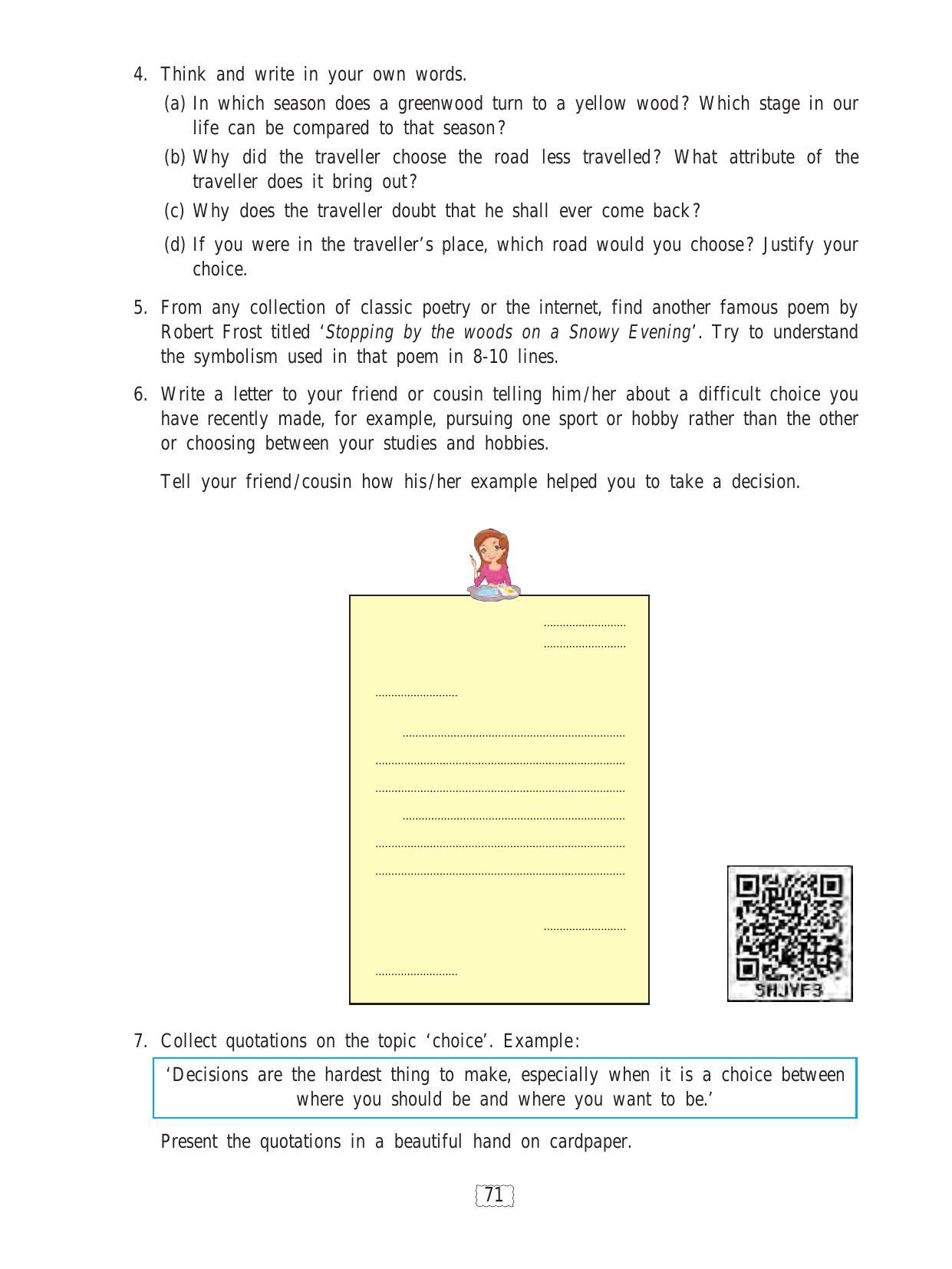 Maharashtra Board Class 9 English Textbook - Page 81