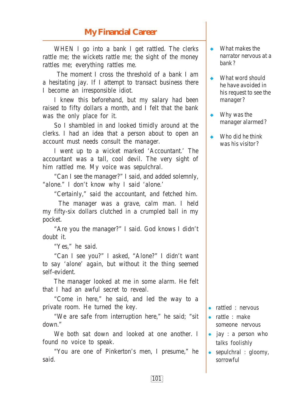 Maharashtra Board Class 9 English Textbook - Page 111