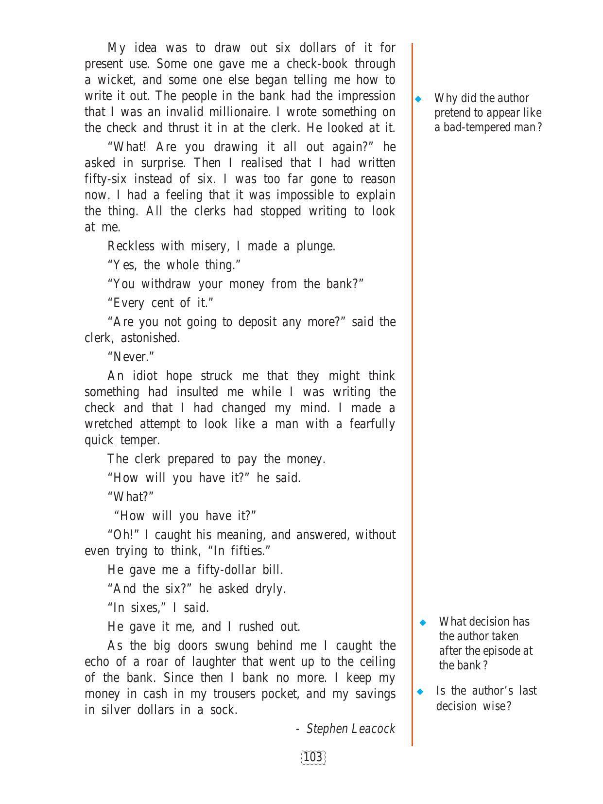 Maharashtra Board Class 9 English Textbook - Page 113