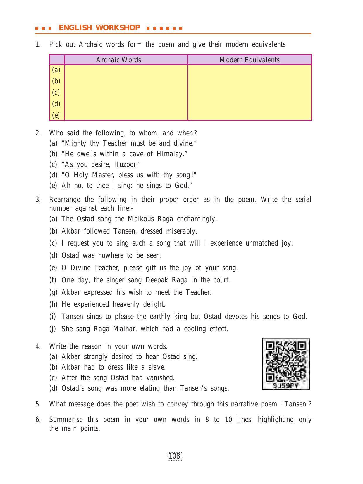 Maharashtra Board Class 9 English Textbook - Page 118