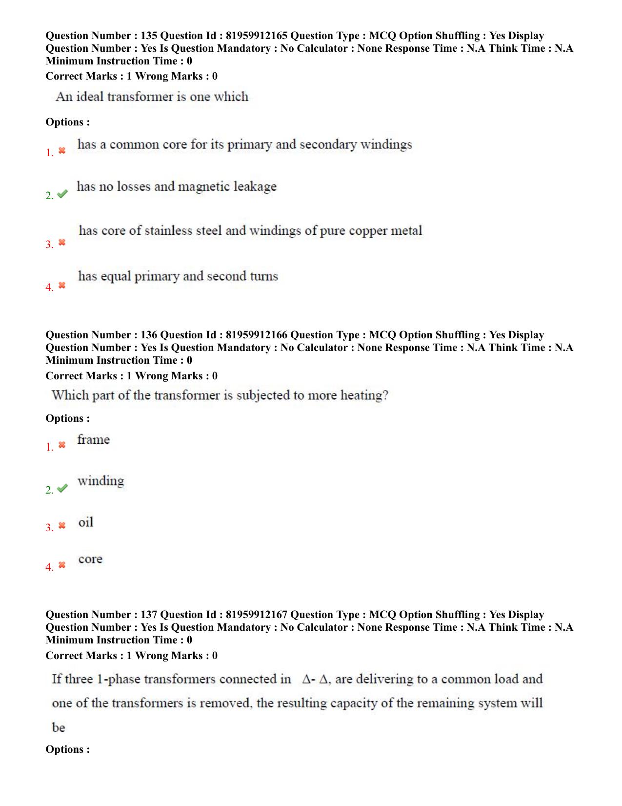 TS ECET 2022 Electrical and Electronics Engineering Question Paper - Page 64