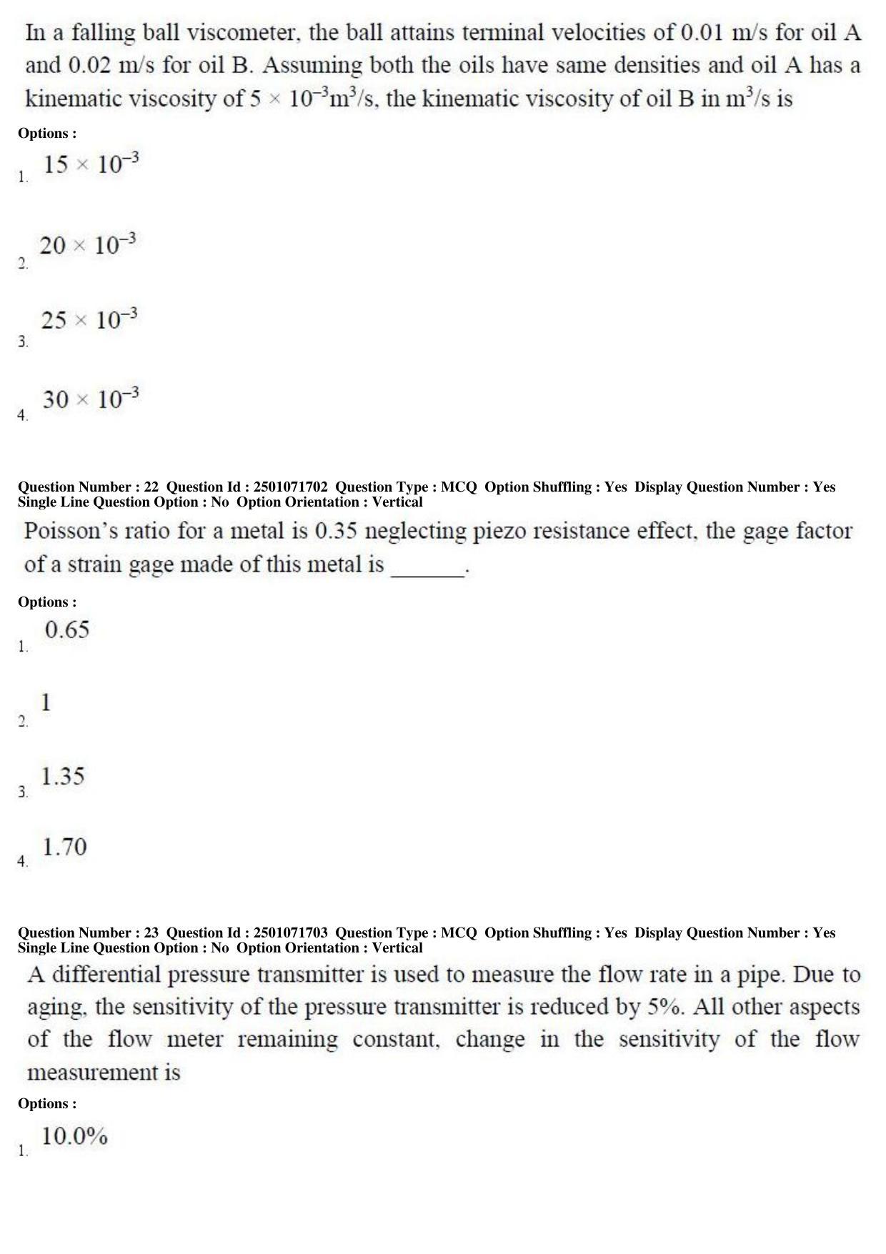 TS PGECET 2019: Instrumentation Engineering Question Papers - Page 10