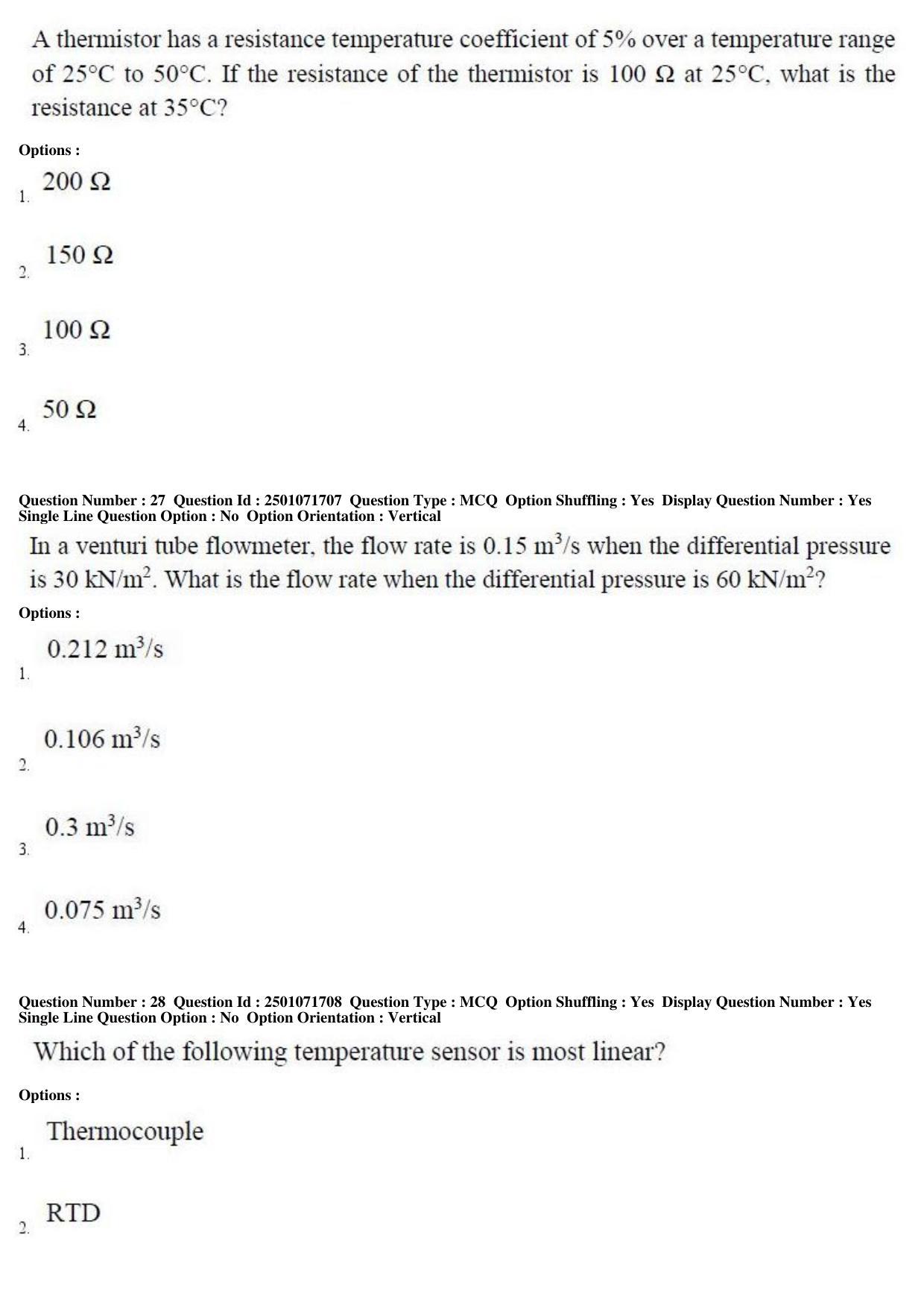 TS PGECET 2019: Instrumentation Engineering Question Papers - Page 12